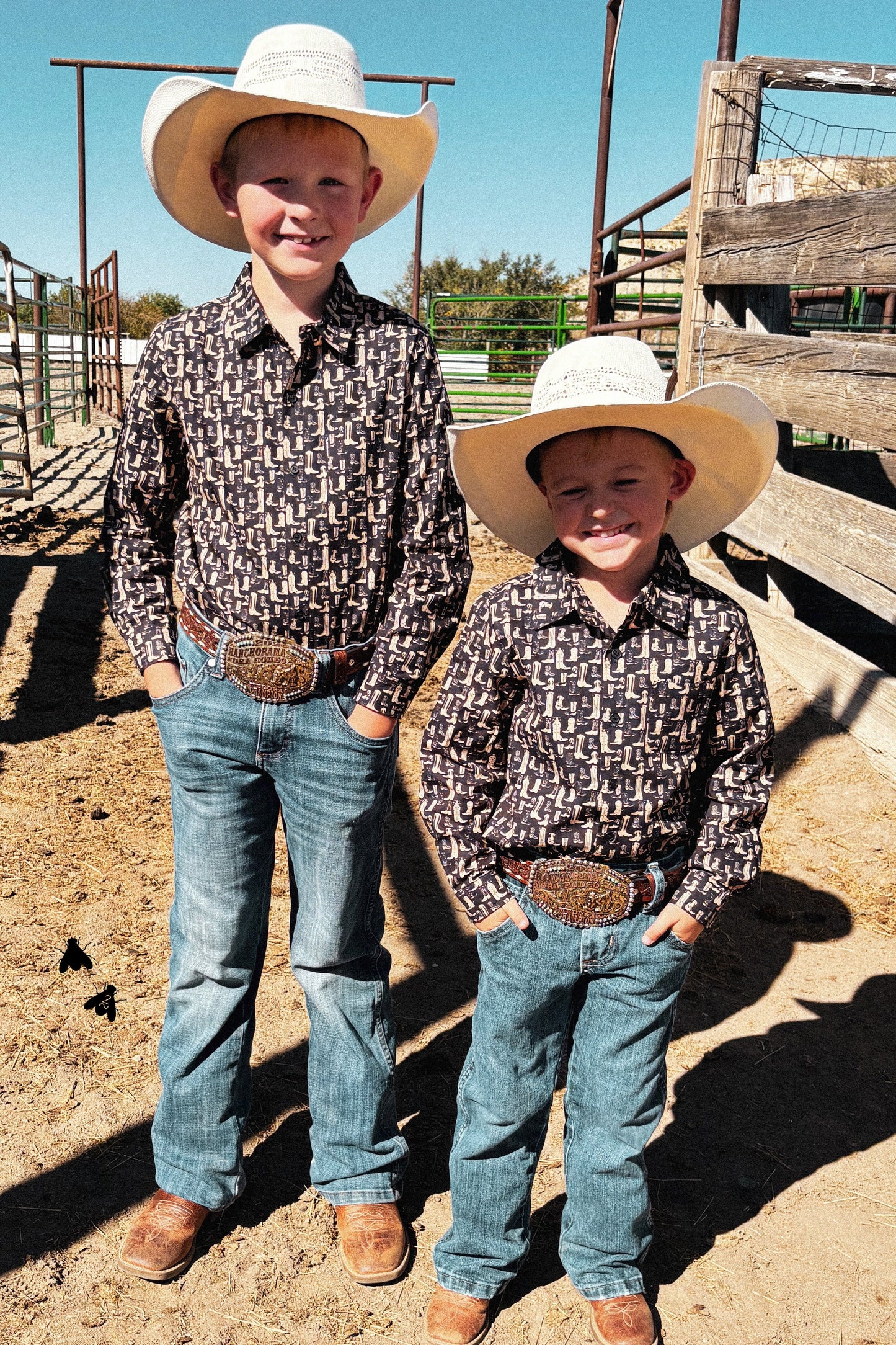 Cut A Rug L/S Kids Button Up