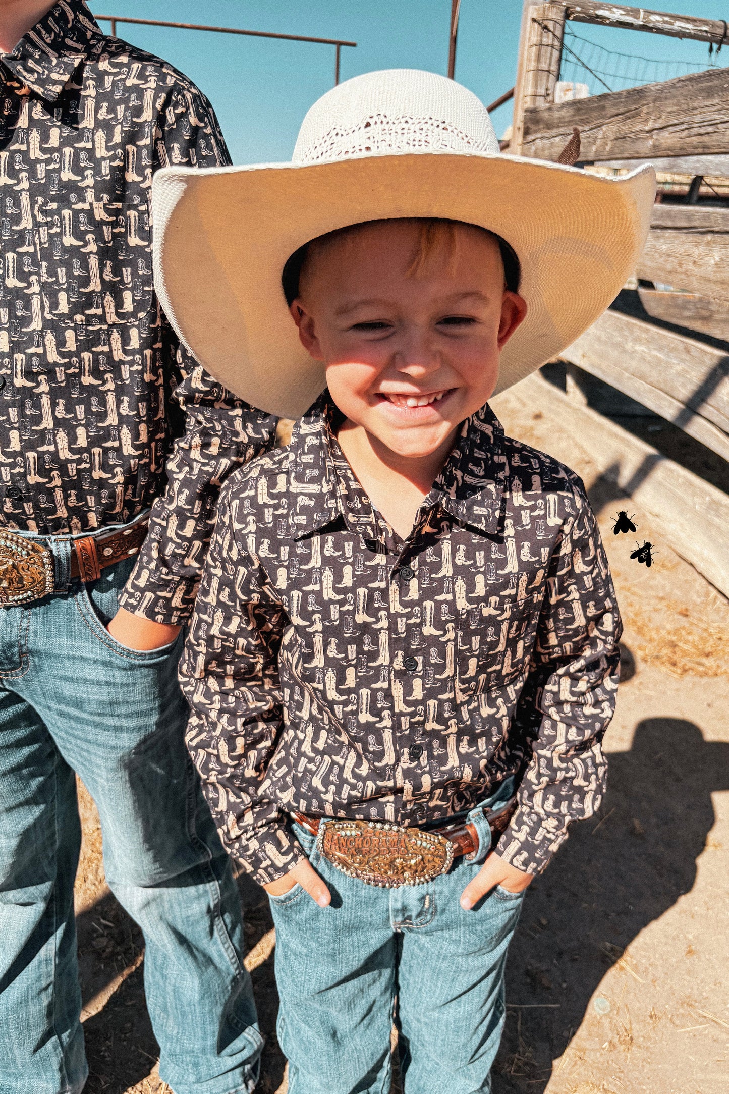 Cut A Rug L/S Kids Button Up