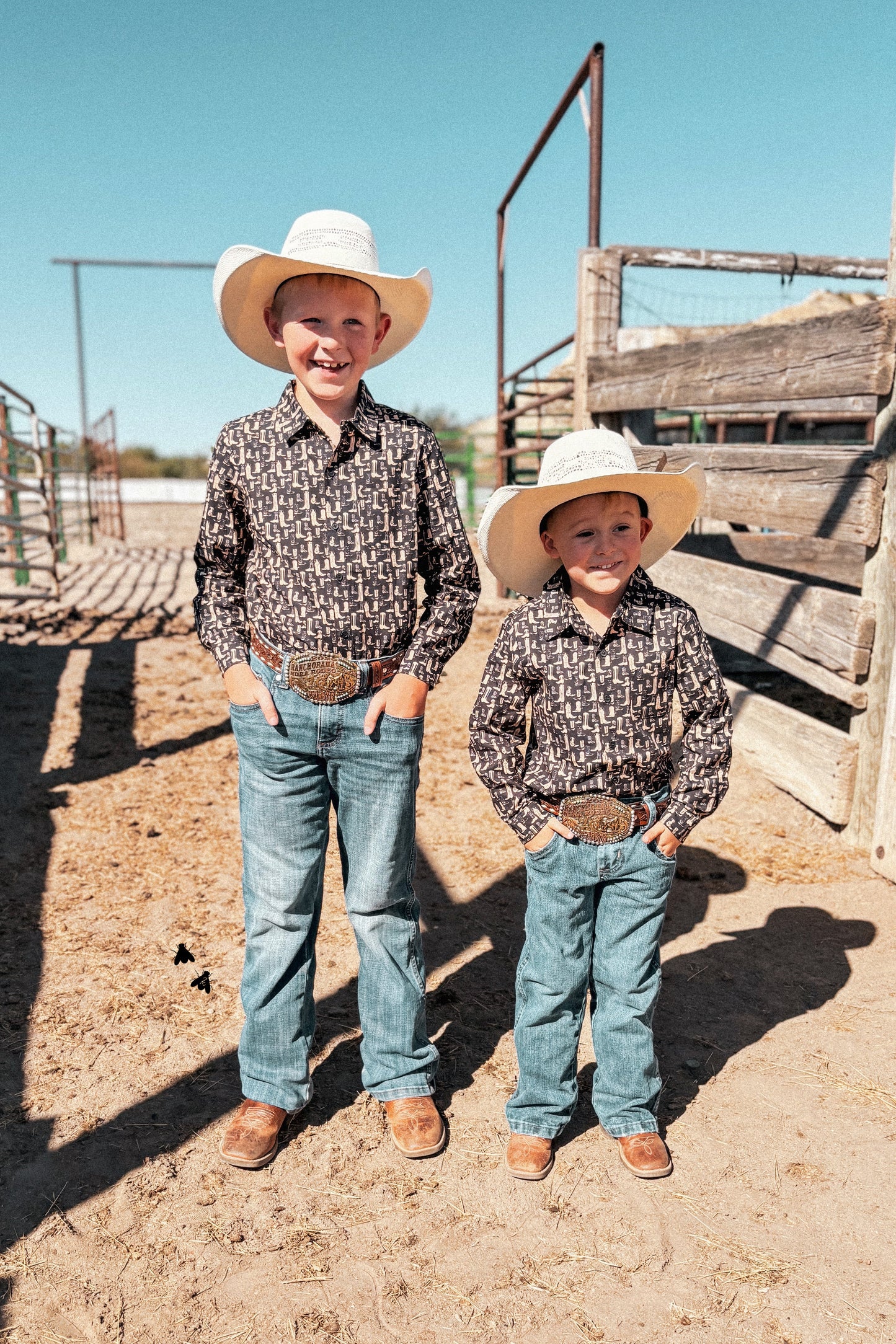 Cut A Rug L/S Kids Button Up