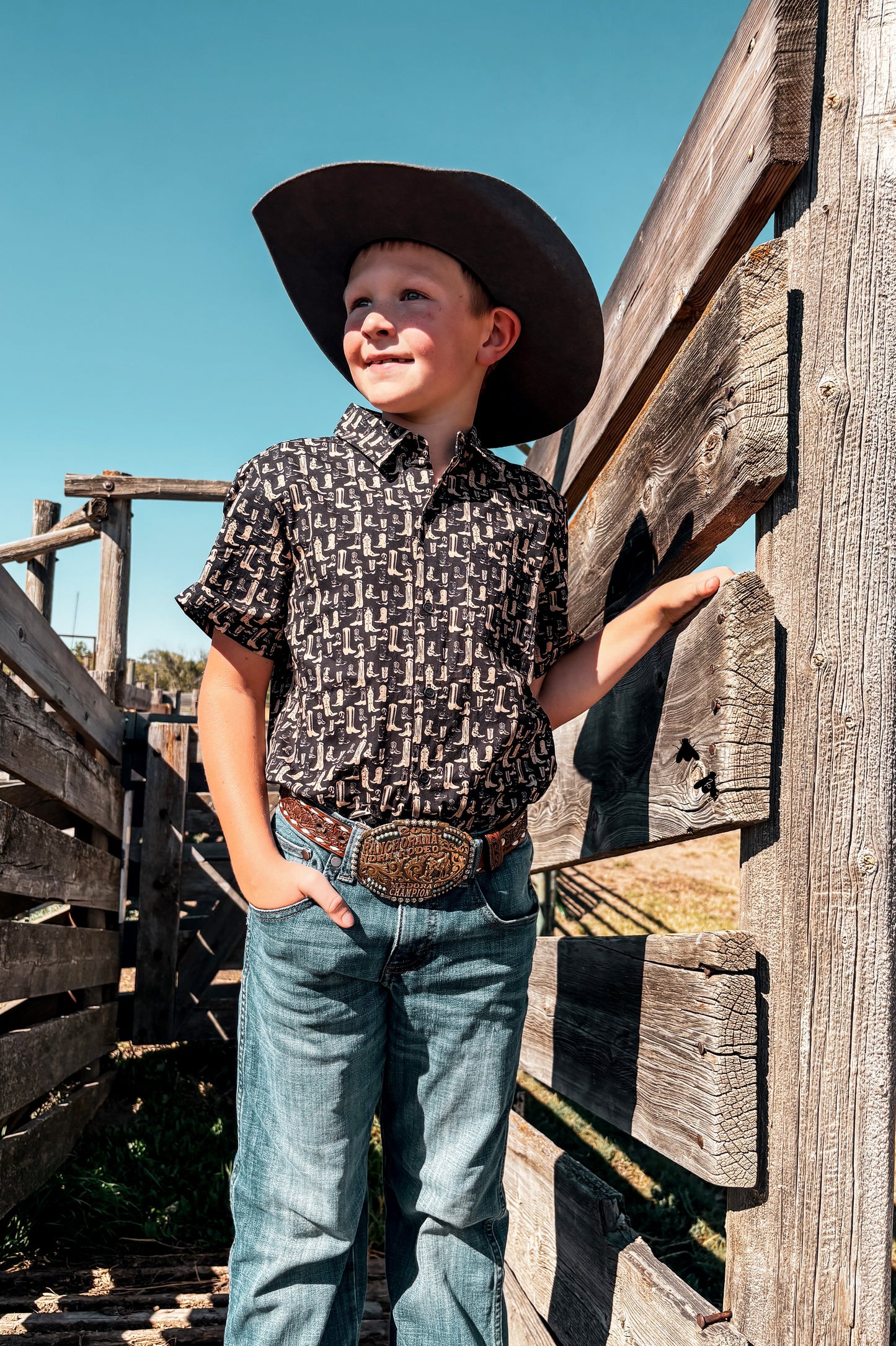 Cut A Rug Kids Button Up