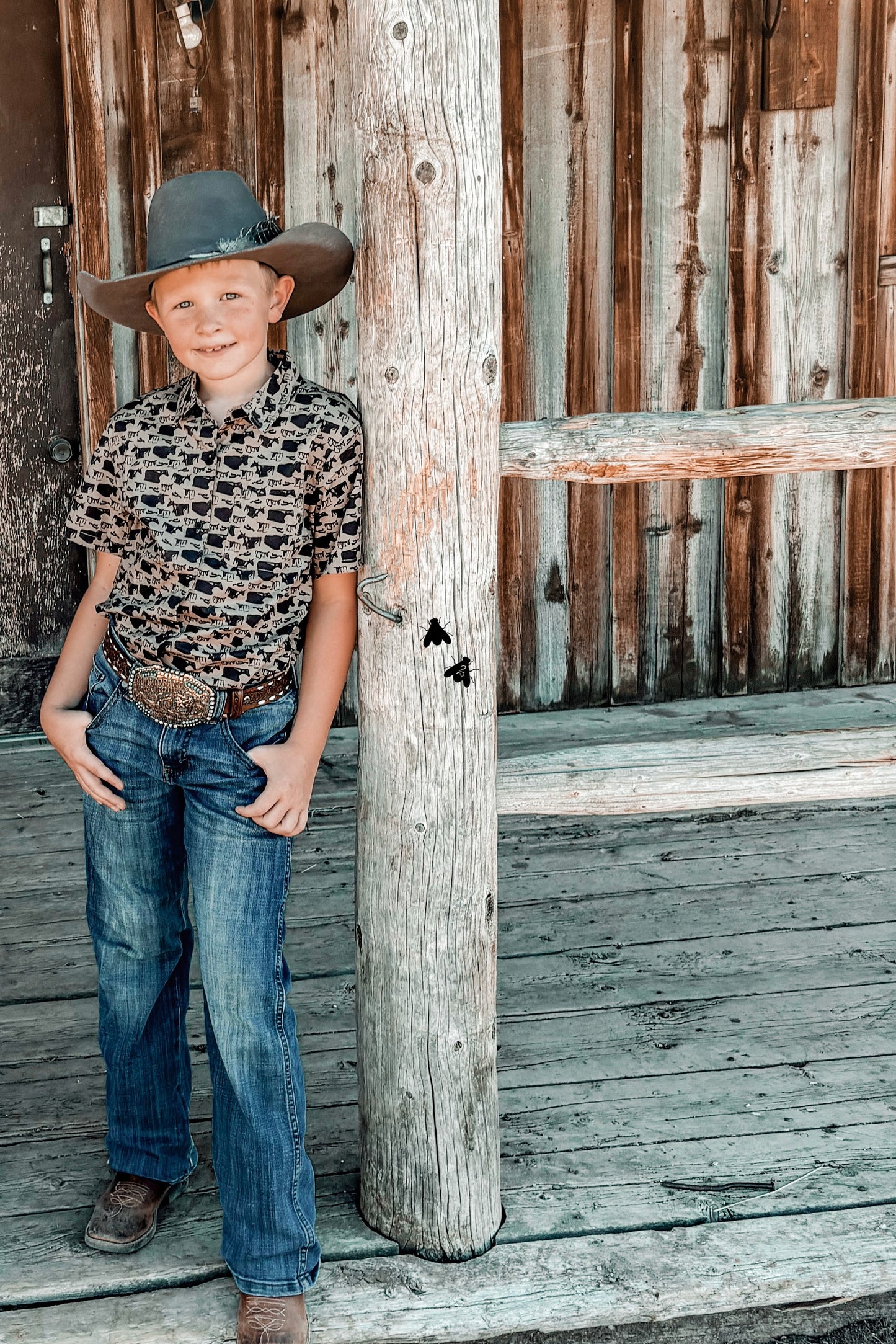 Ropin Practice Kids Button Up