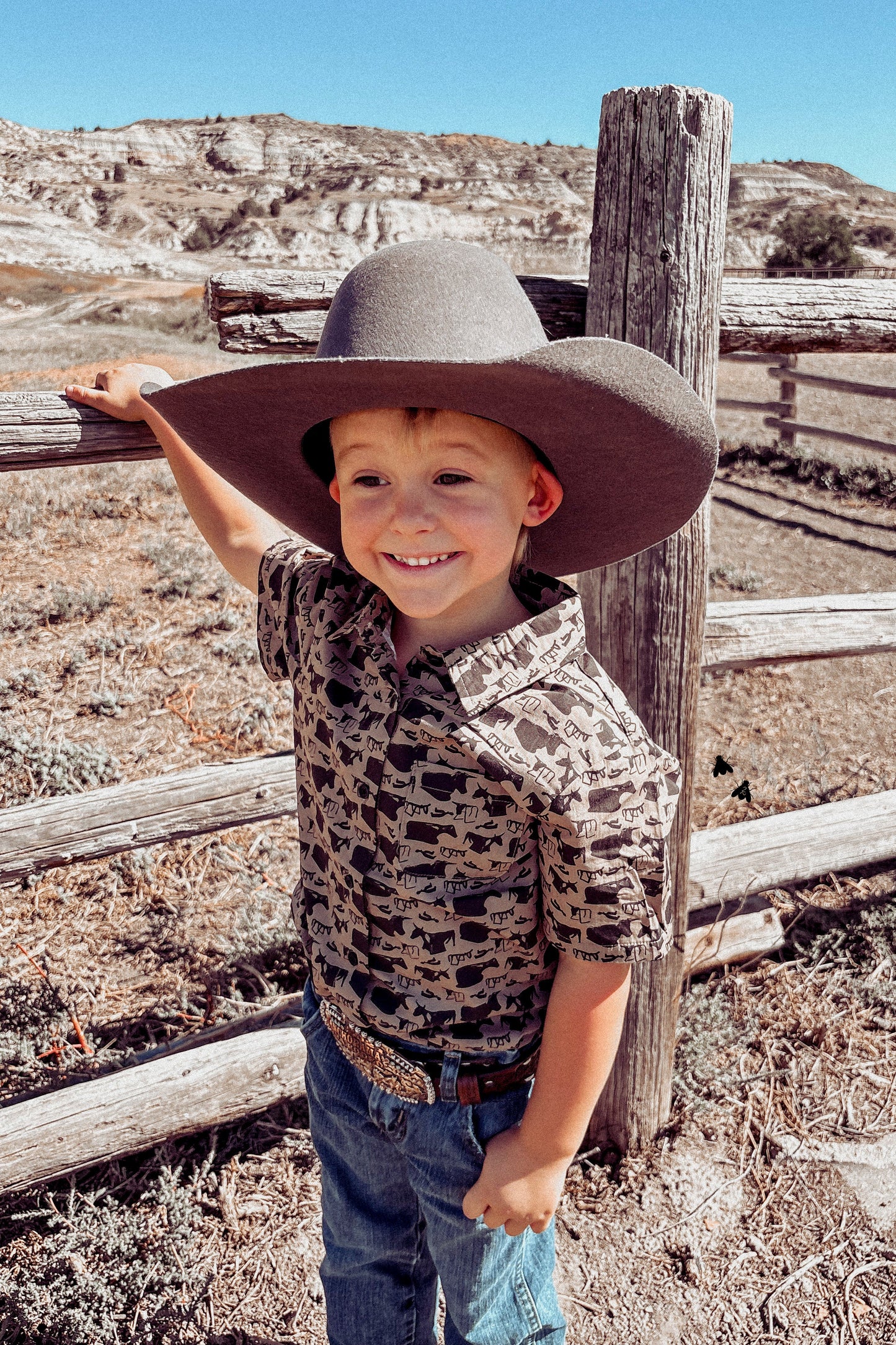 Ropin Practice Kids Button Up