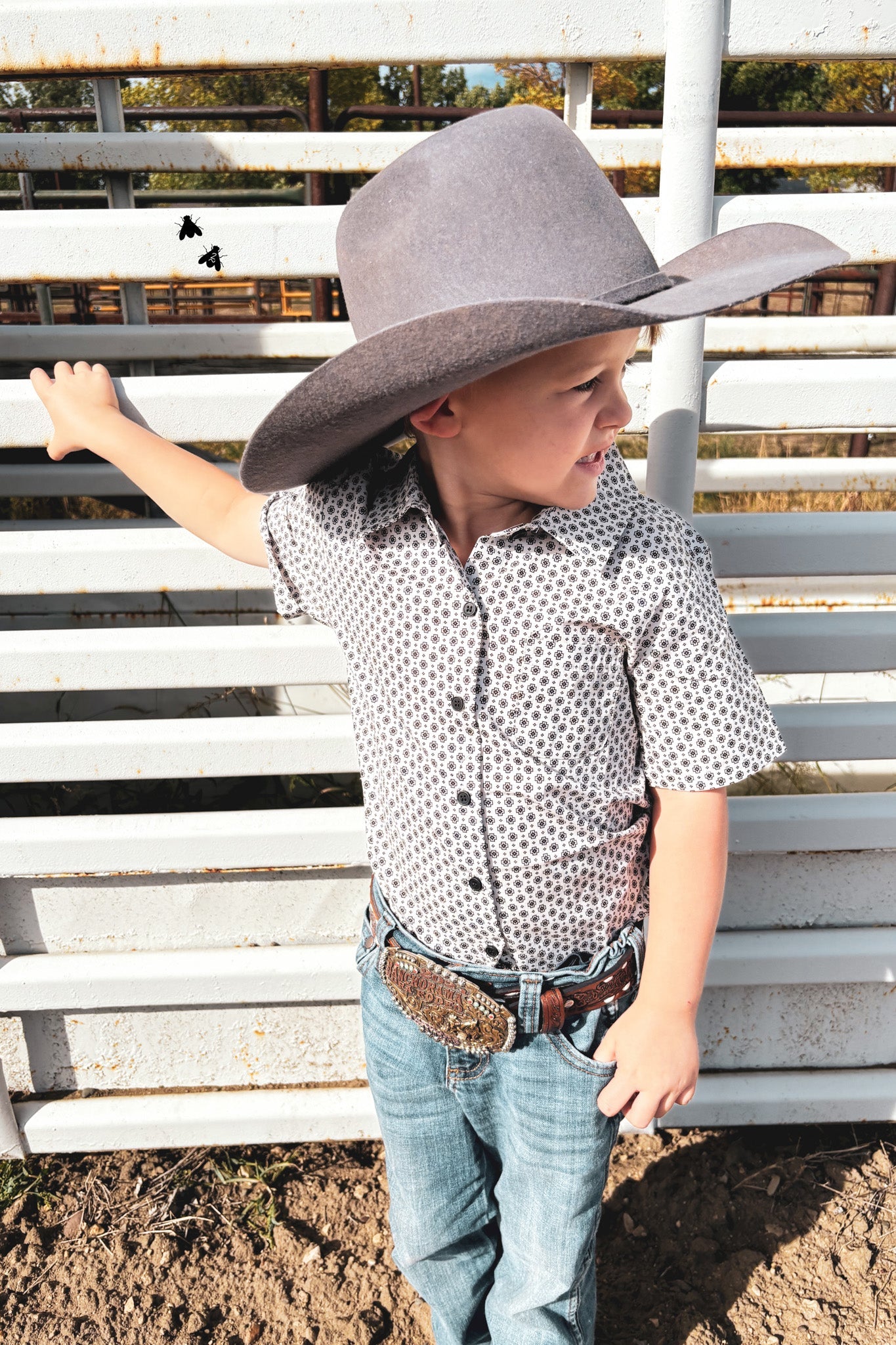 Southern Draw Kids Button Up