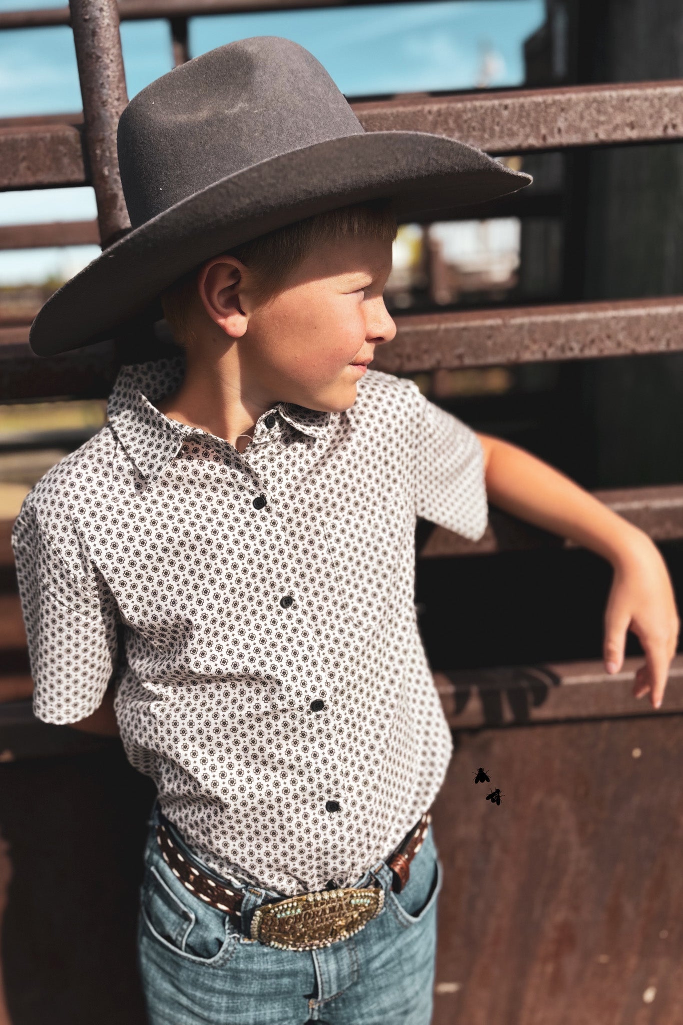 Southern Draw Kids Button Up