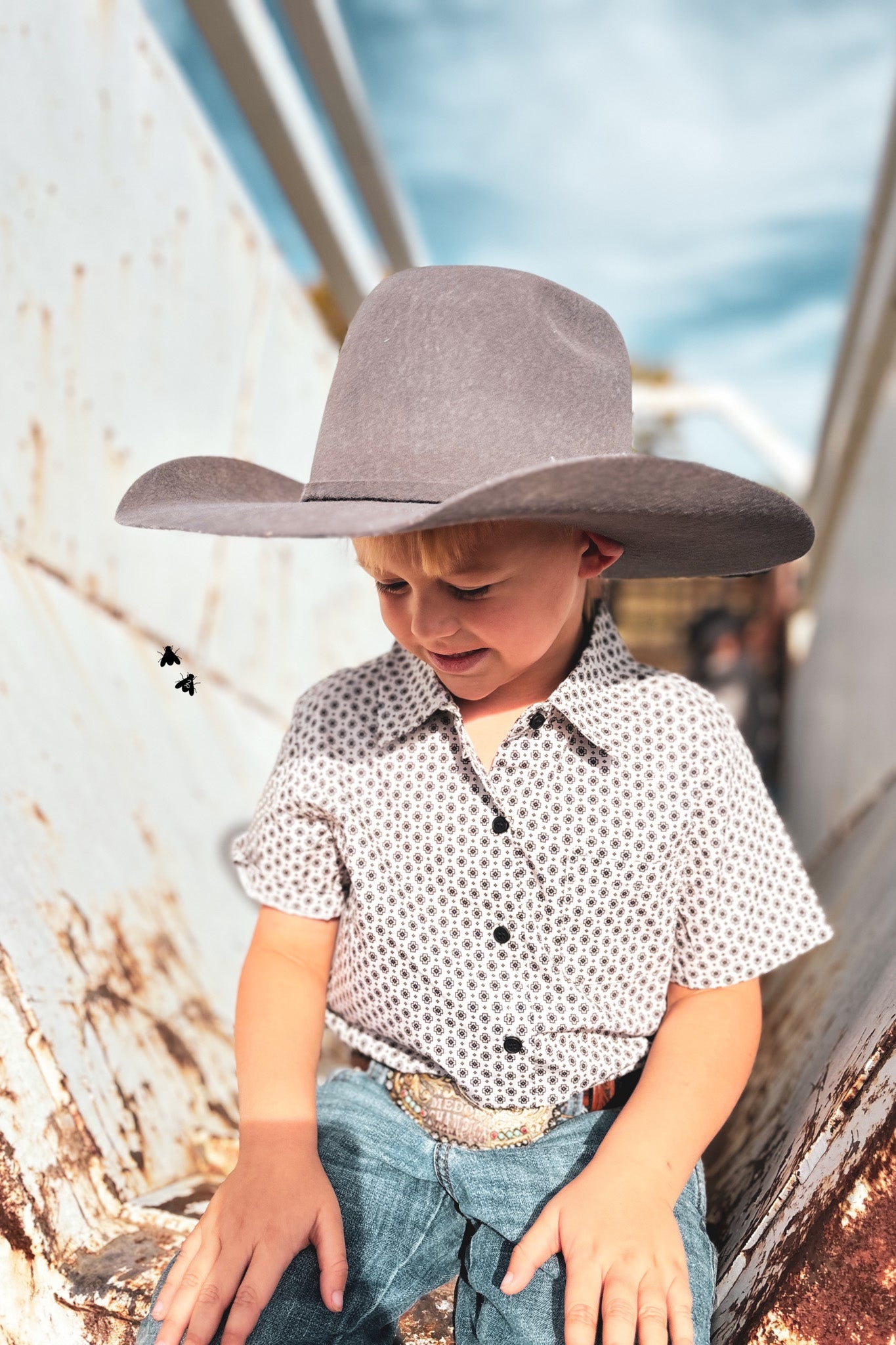 Southern Draw Kids Button Up