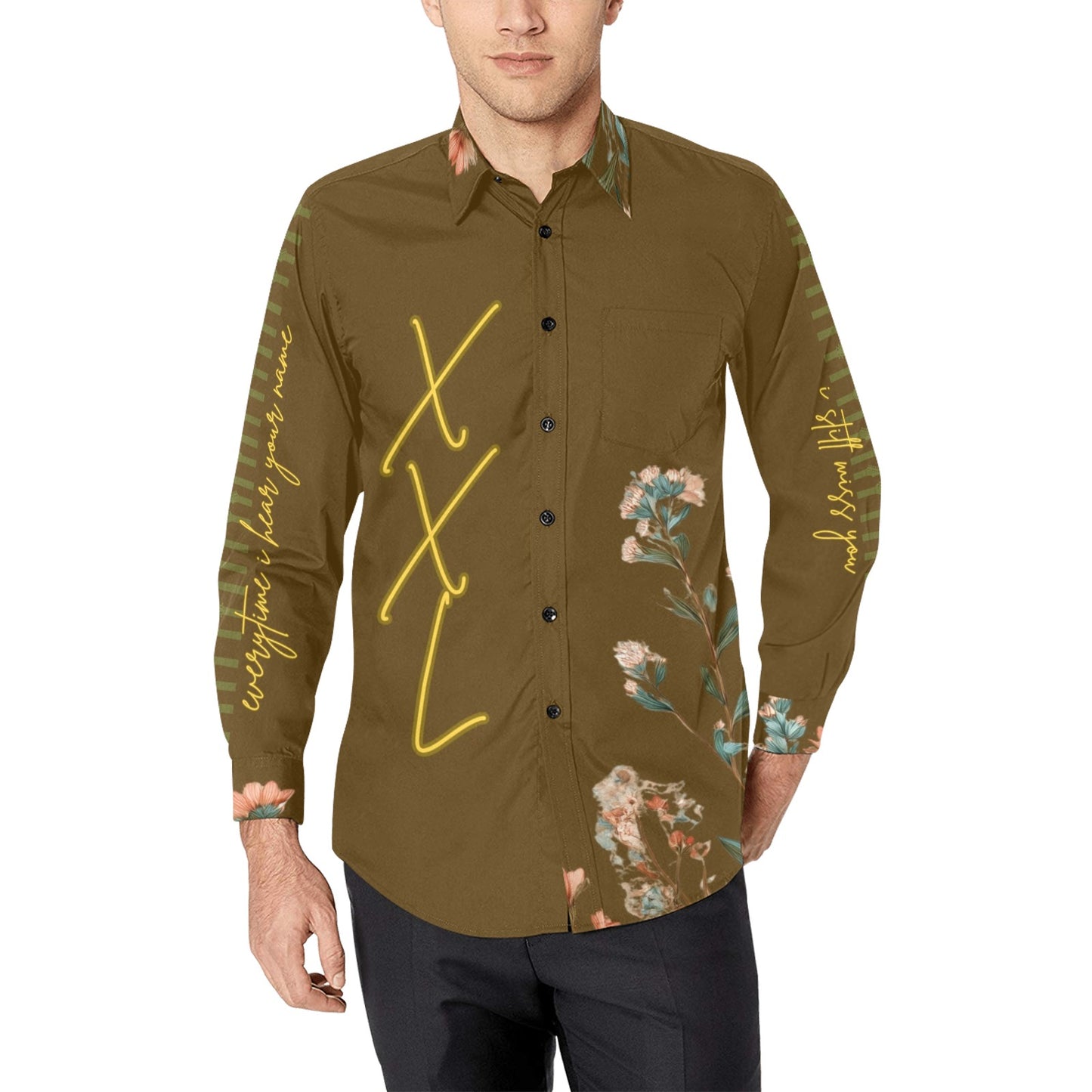 Baha Ranch Keith Anderson Officially Licensed Long Sleeve Button Up Shirt