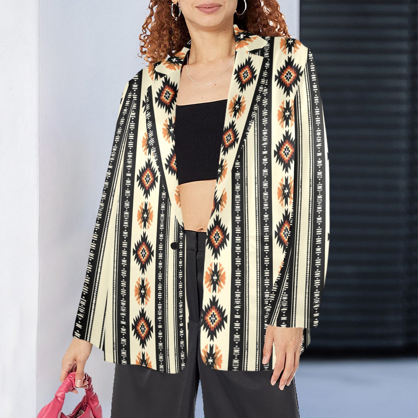 Colores de Mexico Southwest Aztec Blazer
