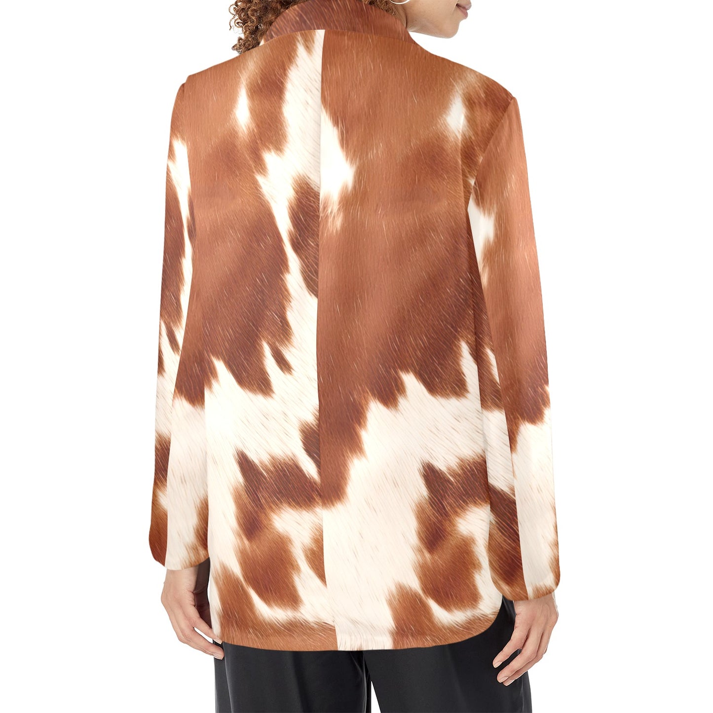 Cowhide Print blazer