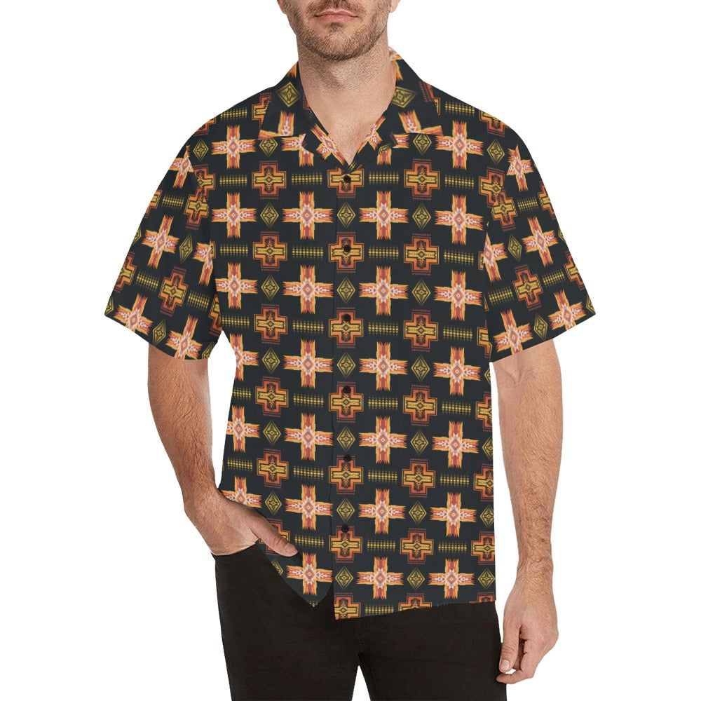 Fire Aztec Men's Camp Shirt