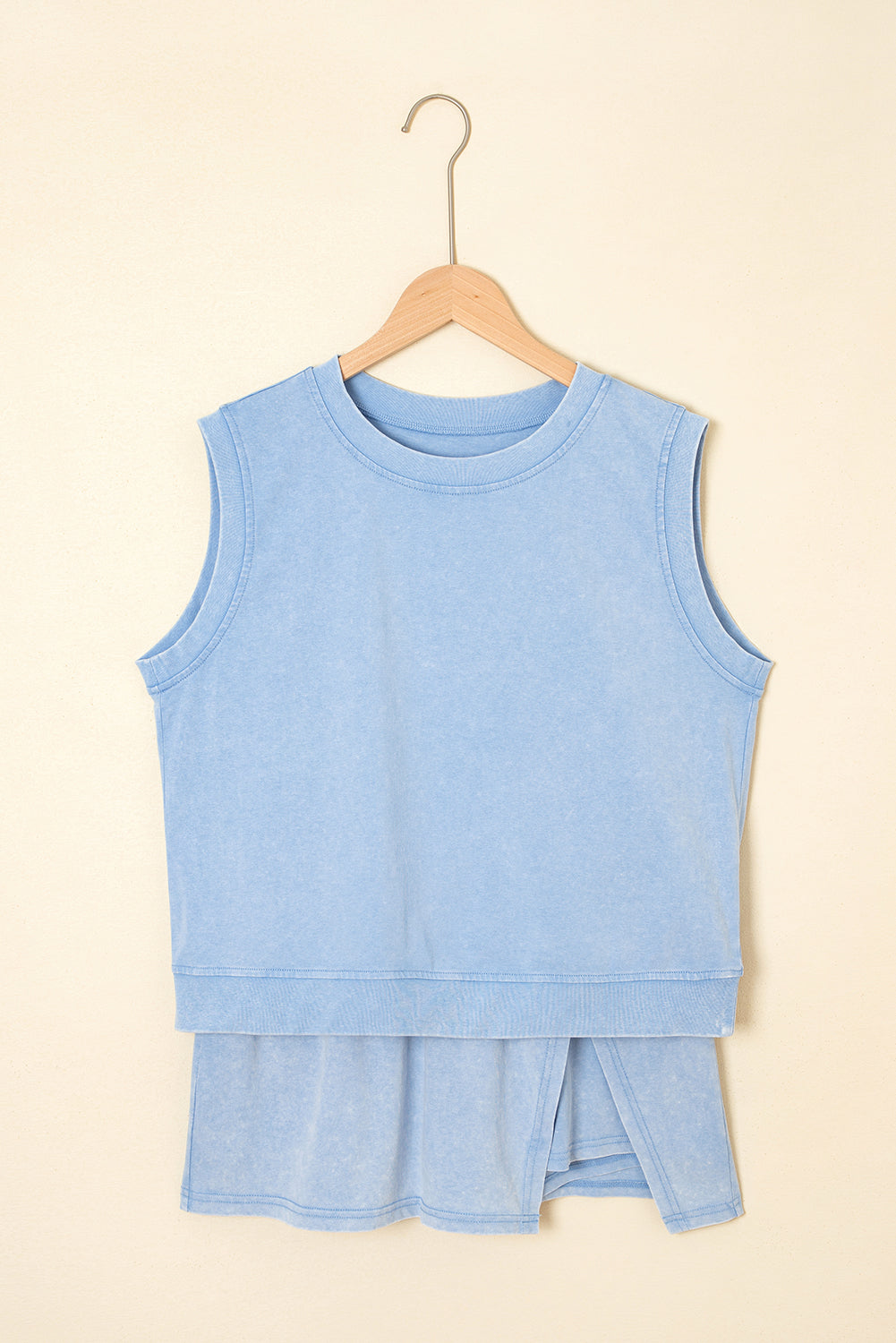 Solid Mineral Wash Tank Top & Lined Skort Set