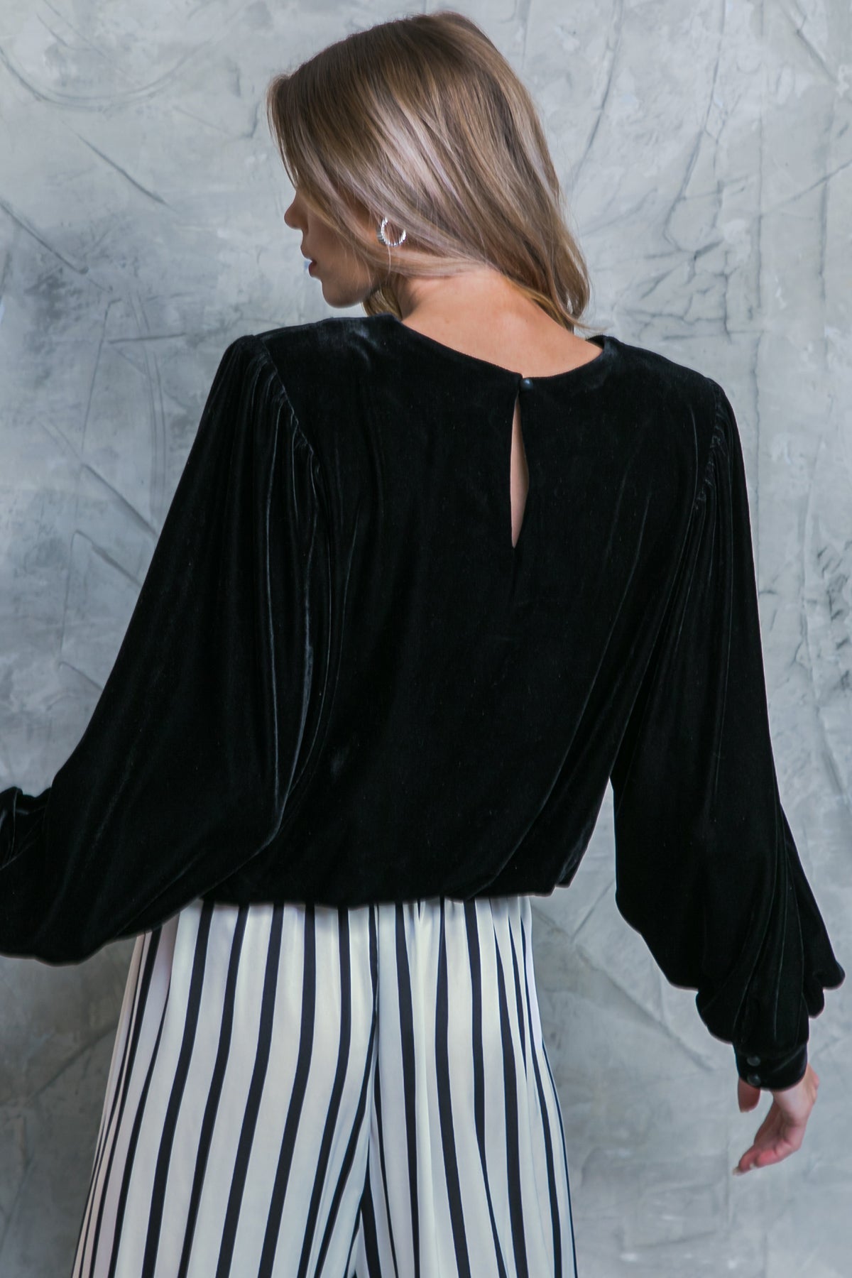 Flying Tomato It's Your Time Velvet Top