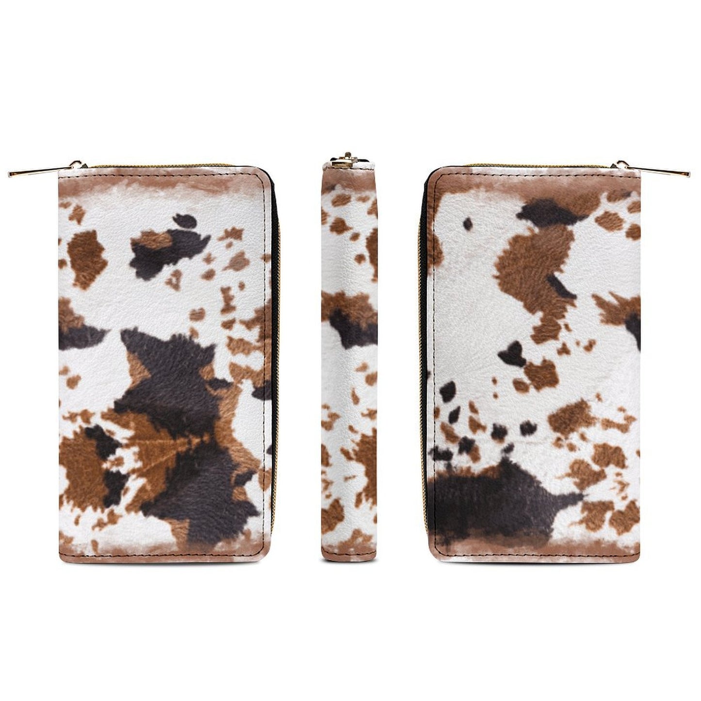 Cow Hide Print Wallet