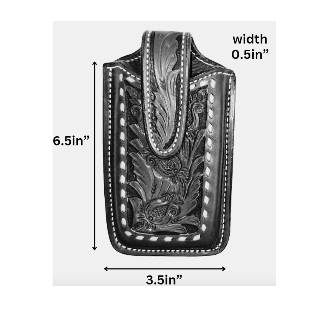 Alamo Saddlery Feather Cell Phone Holster