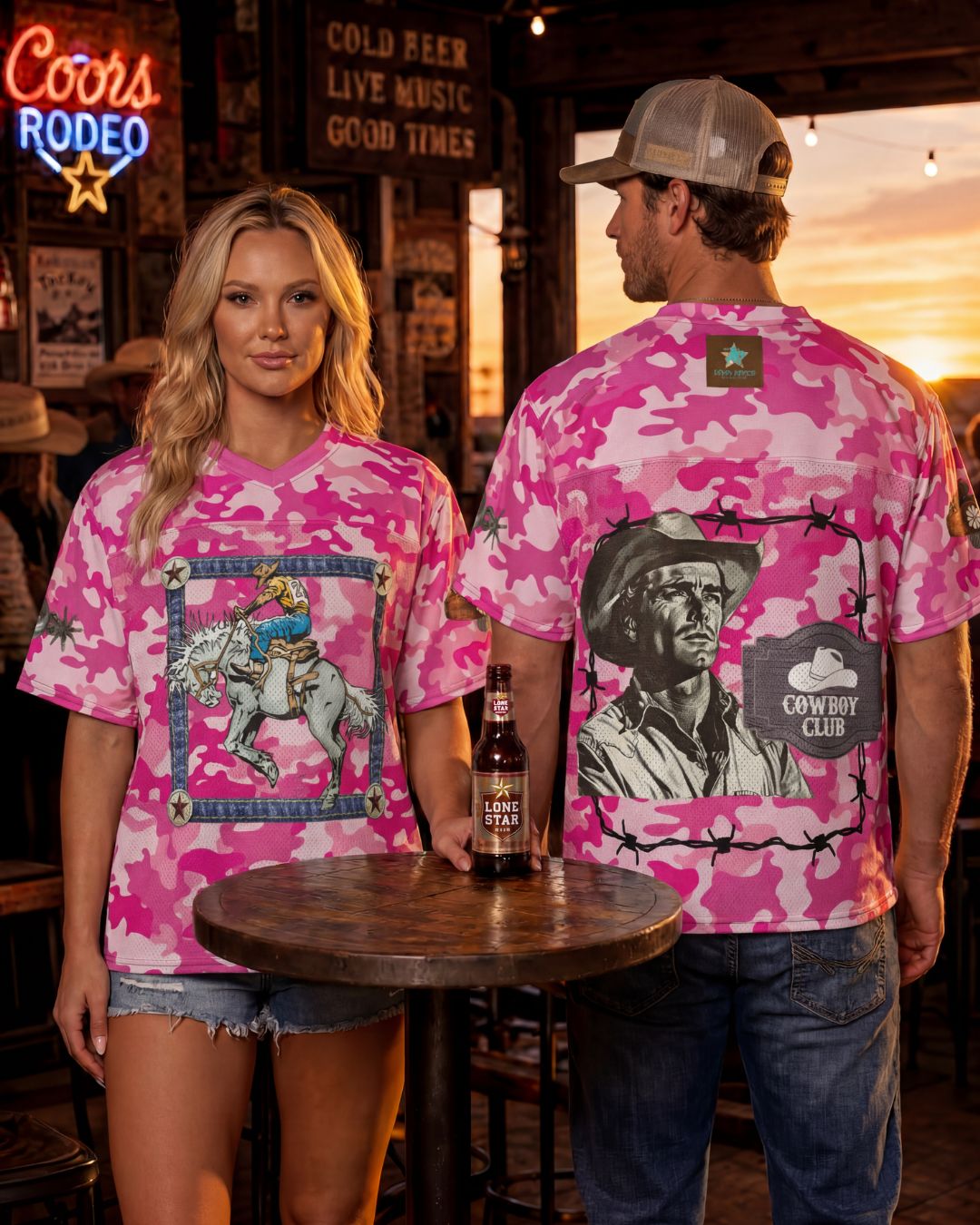 Baha Ranch Cowboy Club Boxy Football Jersey
