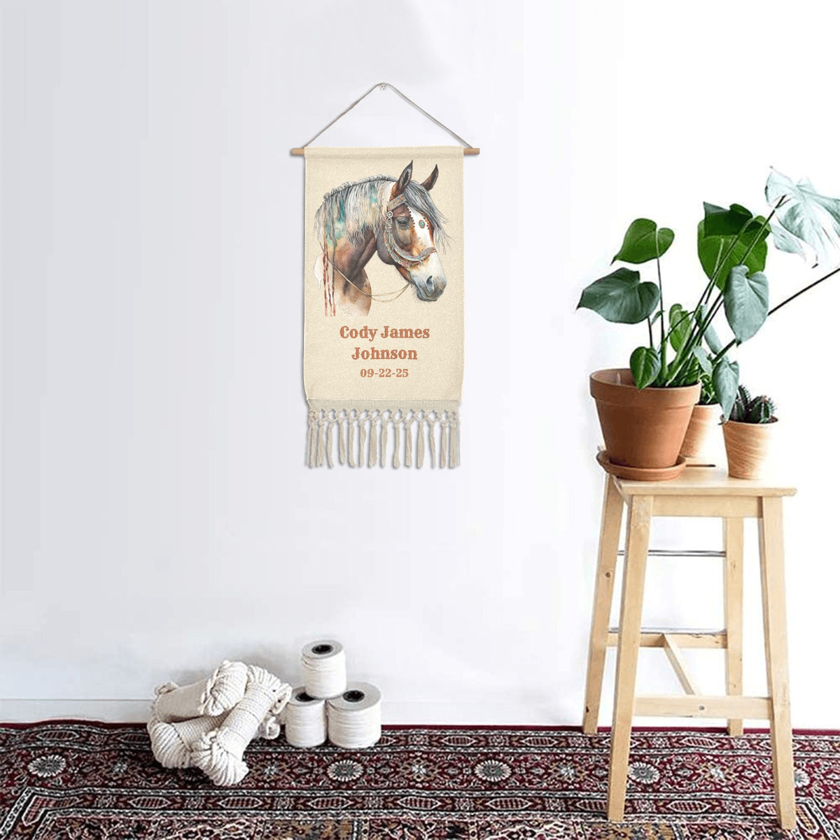 Baha Ranch Custom Nursery Wall Hanging Made in America