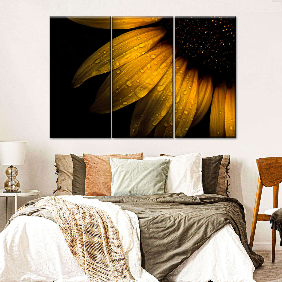 Sunflower Water Wall Art choice of sizes