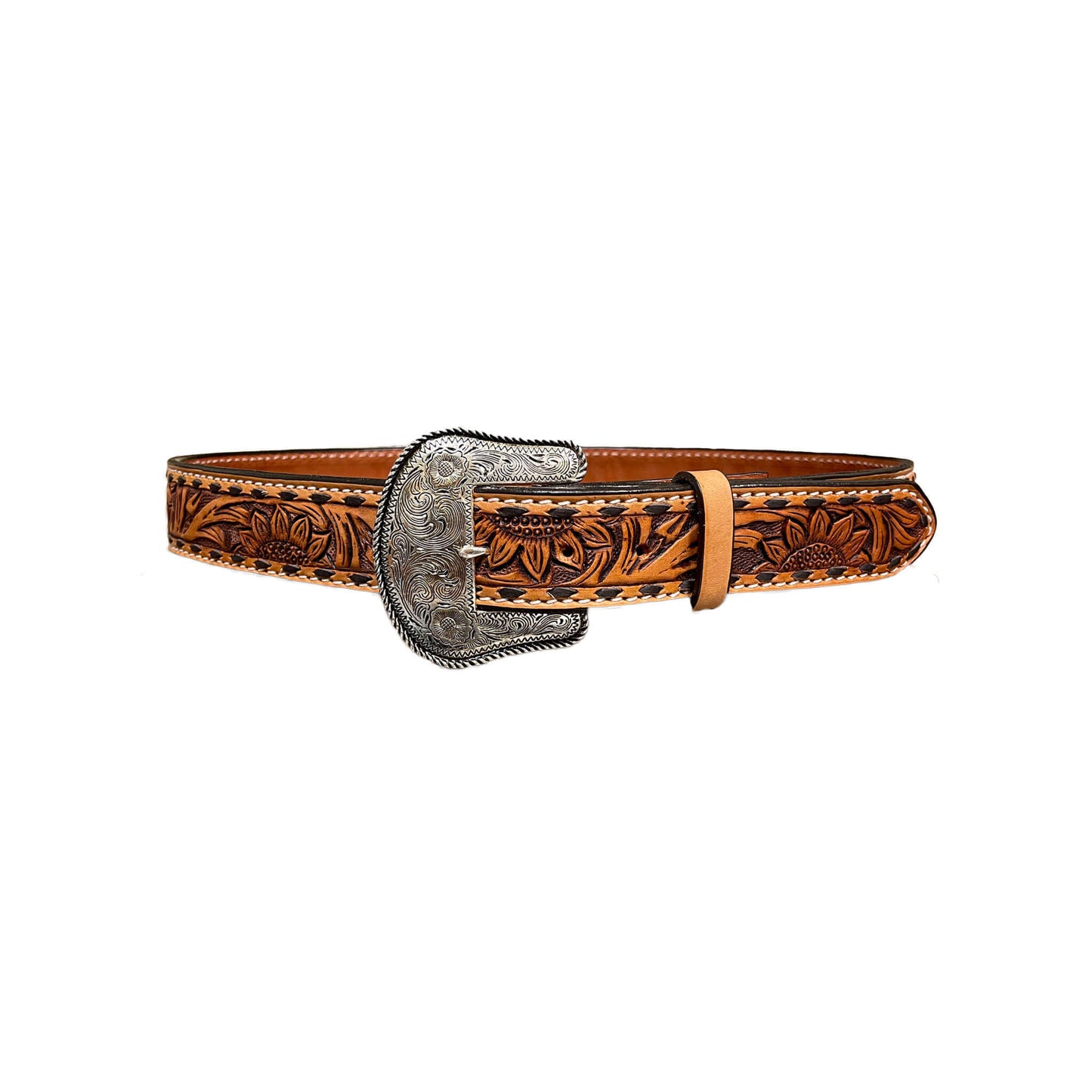 Alamo Saddlery 1.5" straight sunflower belt