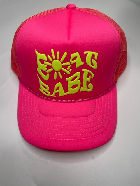 Boat Babe Neon Cap  choice of colors