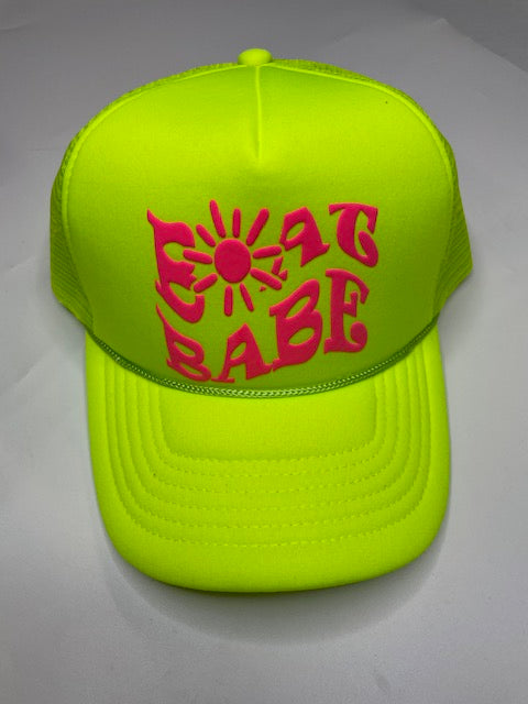 Boat Babe Neon Cap  choice of colors