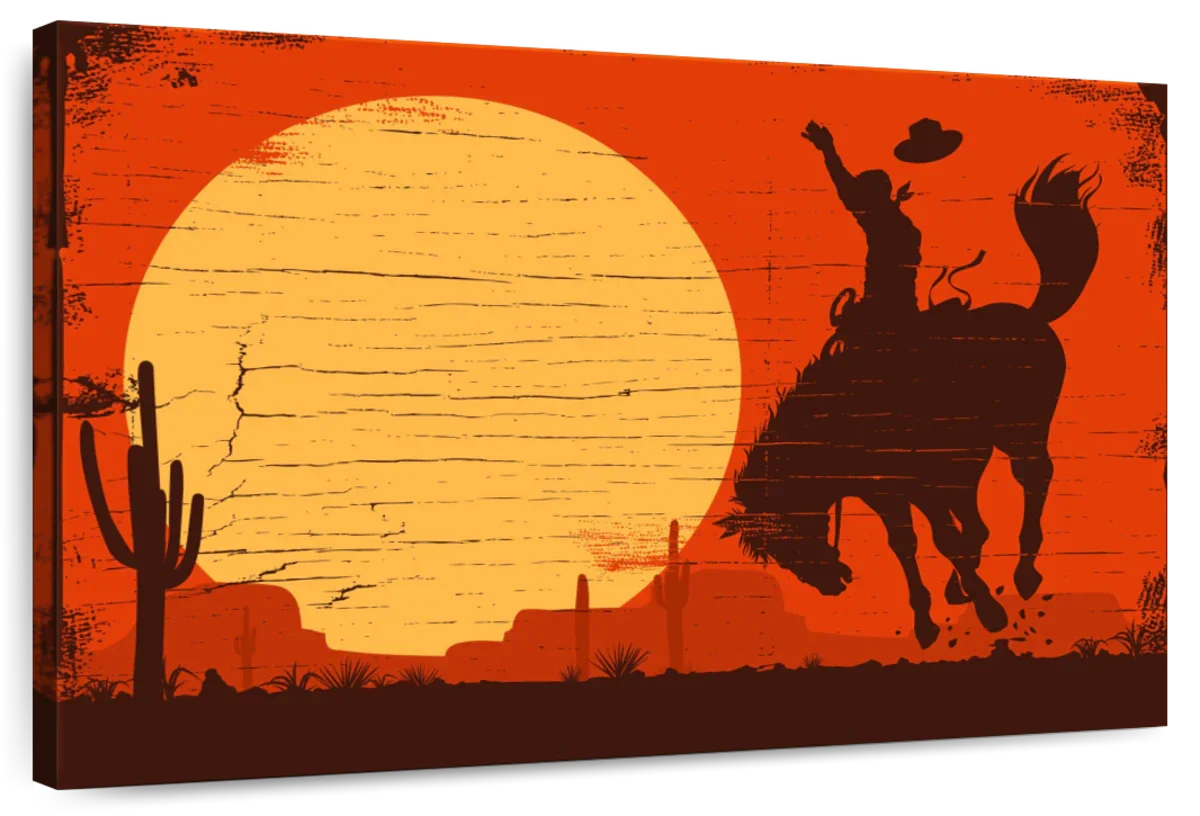 American Cowboy Wall Art