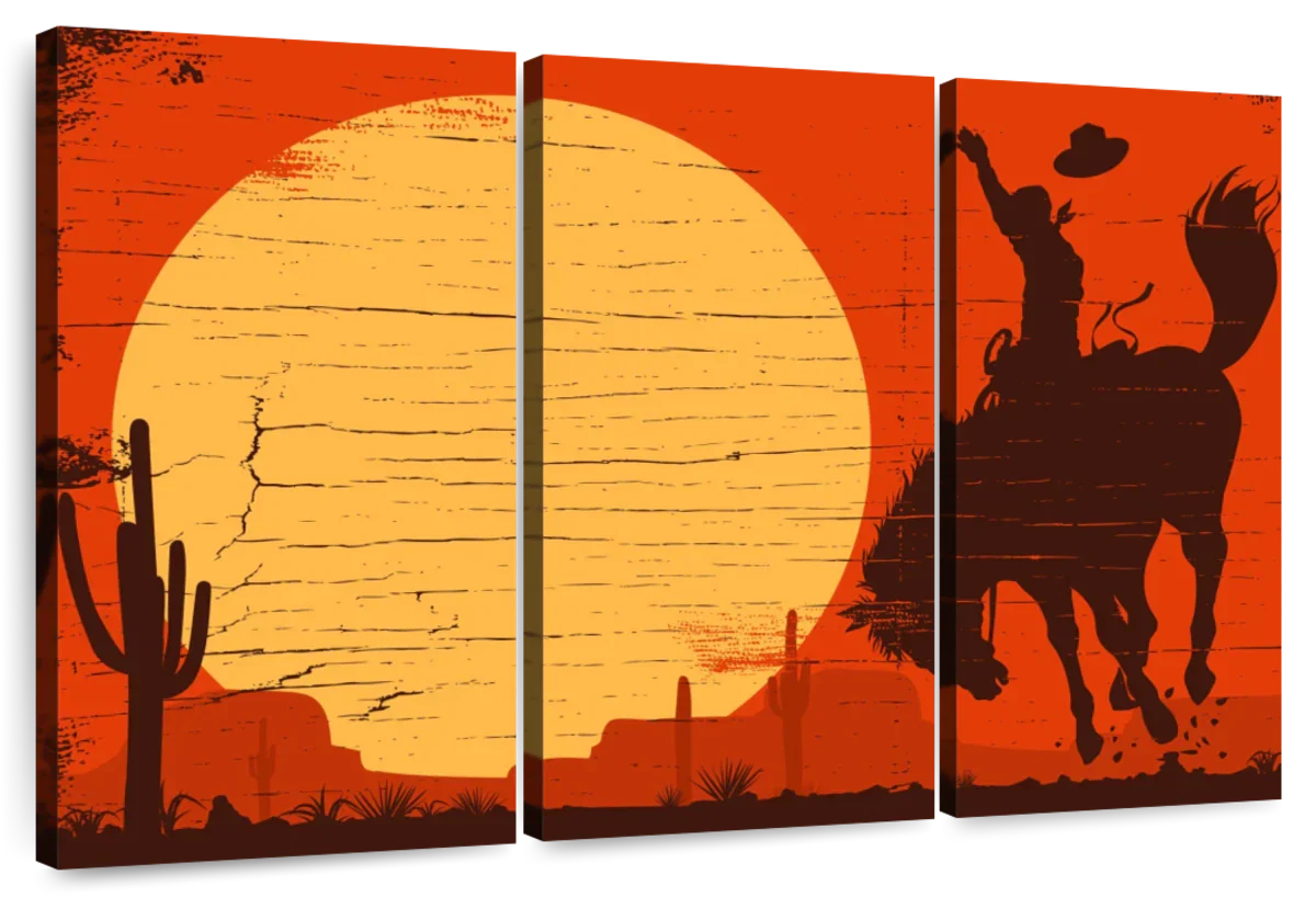 American Cowboy Wall Art