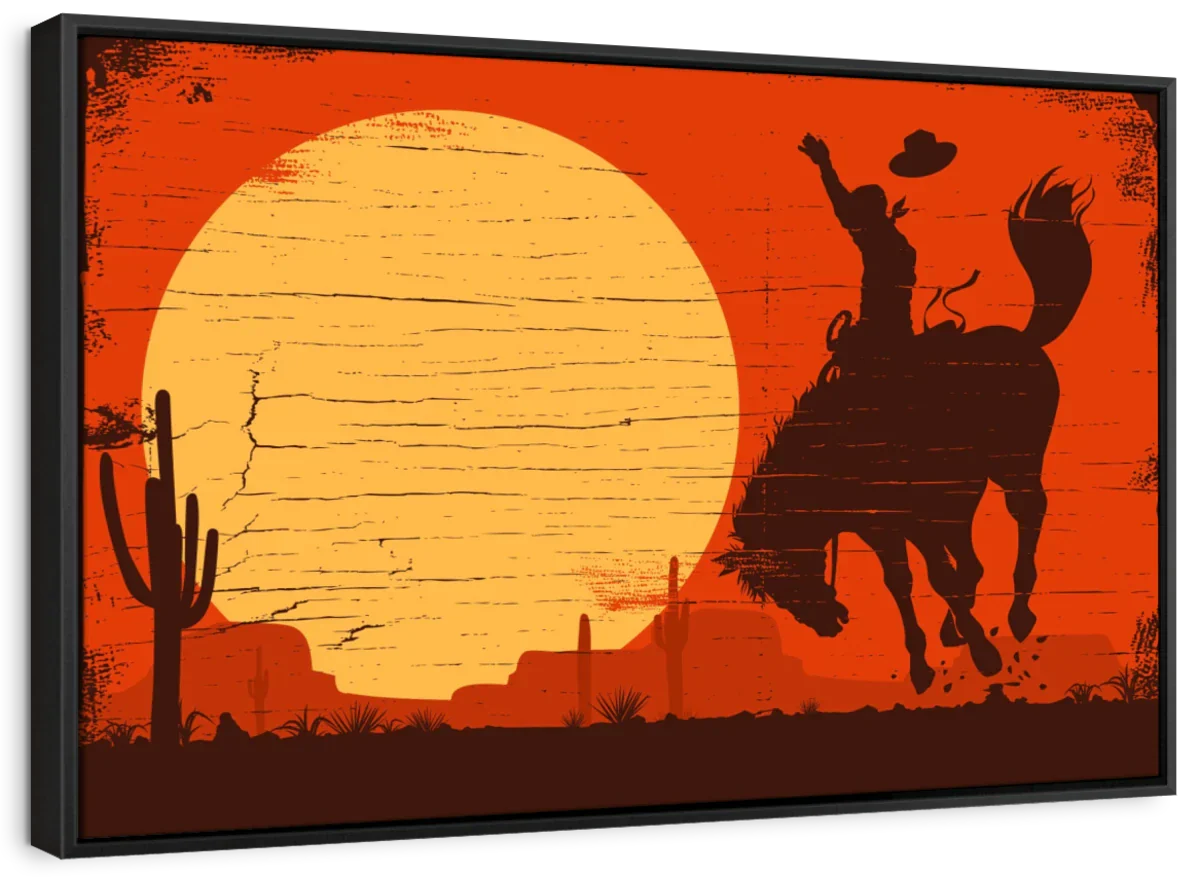 American Cowboy Wall Art