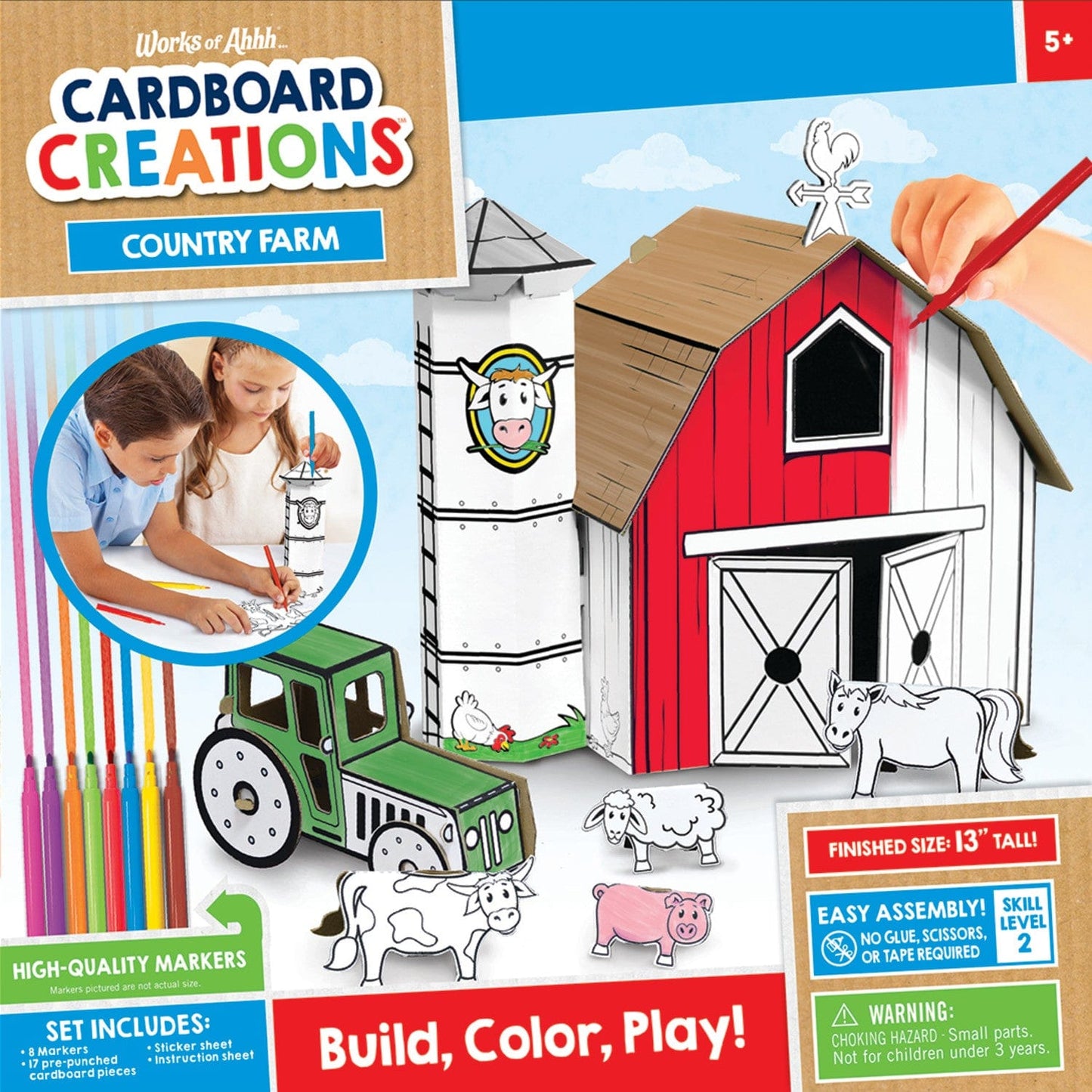 Craft Kit - Farm Playset Cardboard buildable