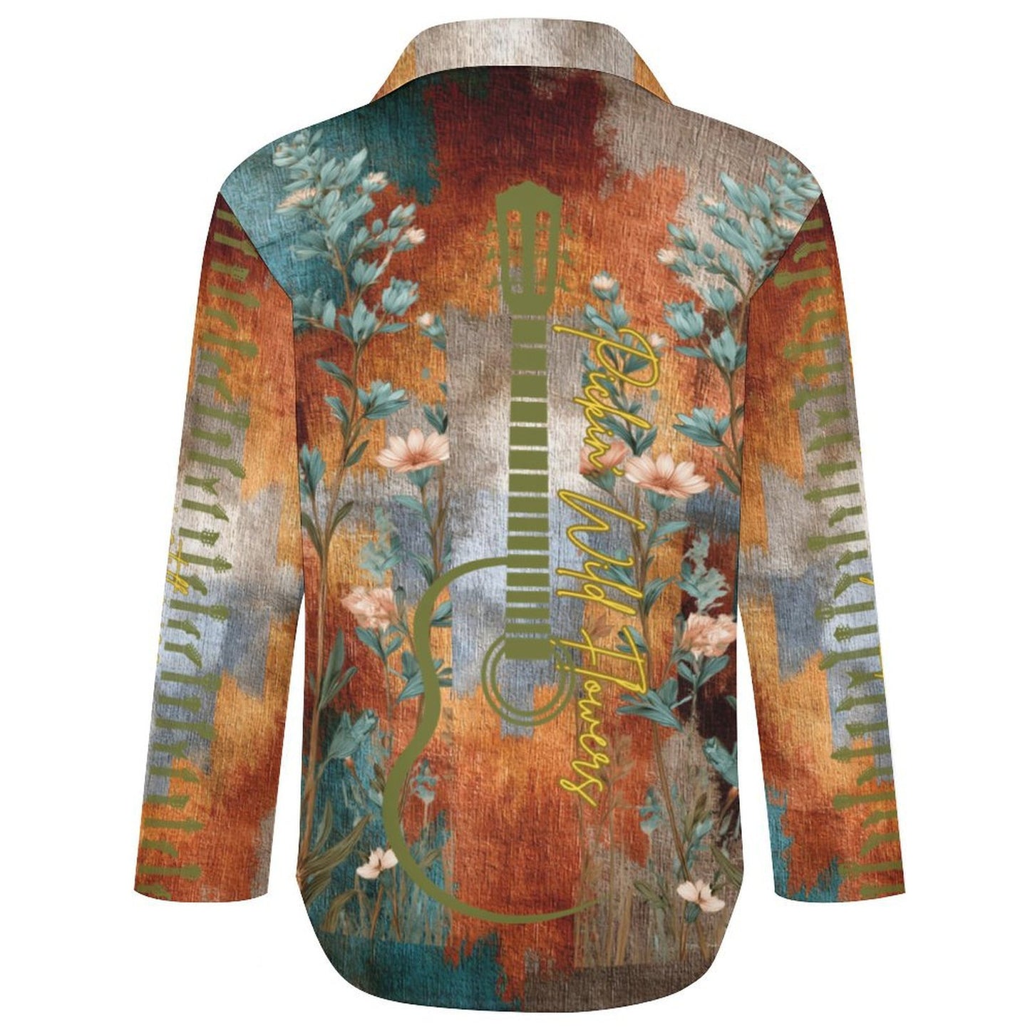 Baha Ranch Officially Licensed Keith Anderson Women's Long Sleeve Button Up Western Blouse