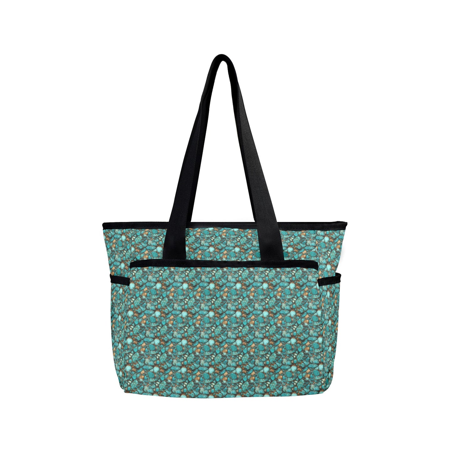 All Turquoise Beach Tote Bag