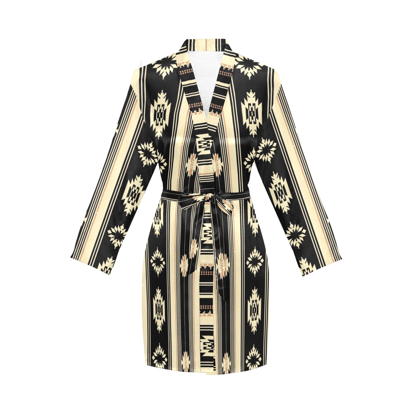 Colores de Mexico Santa Fe Aztec Satin Robe