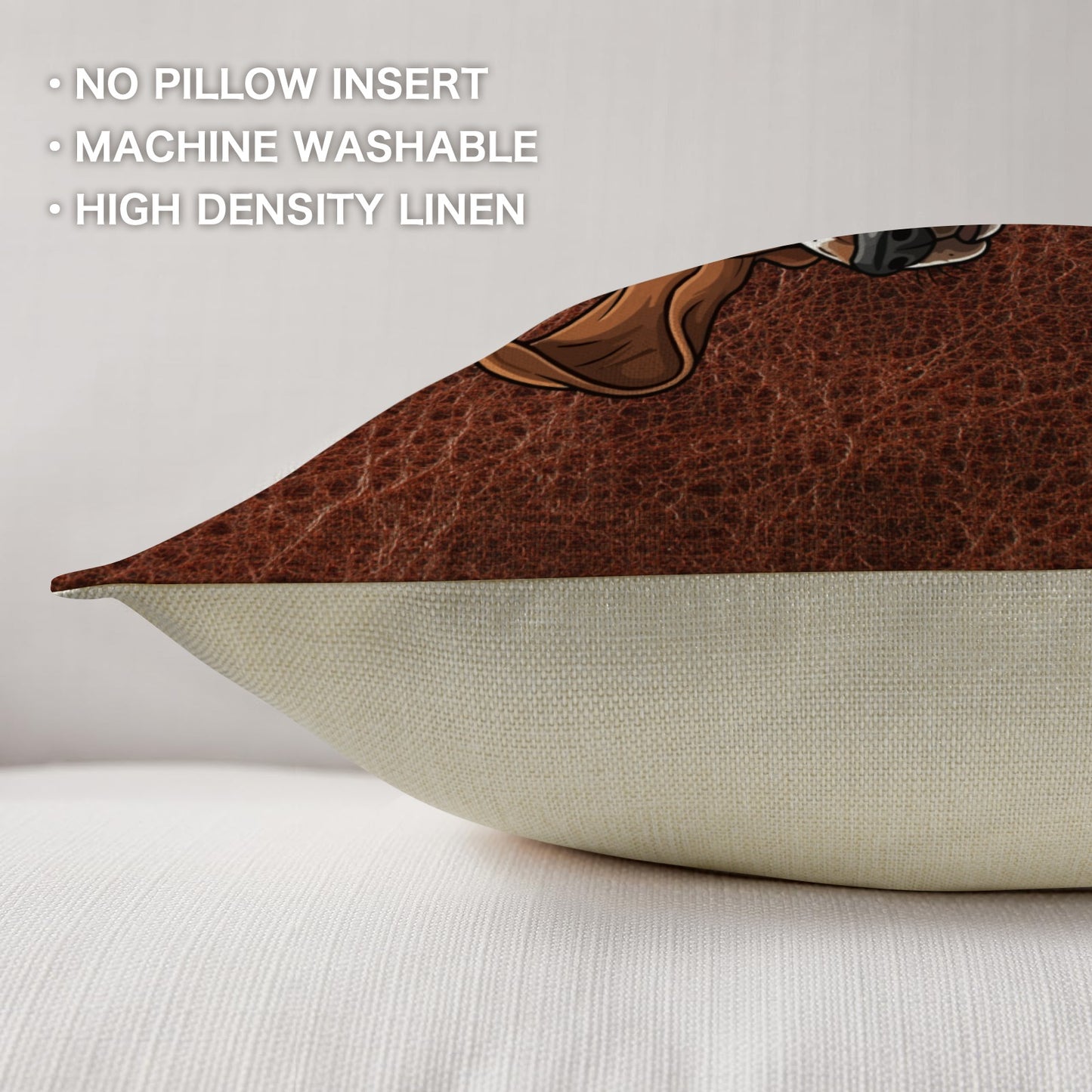 Baha Ranch Basset Hound Life is Better Throw Pillow Case Made in America