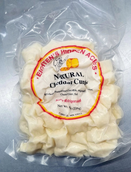 Eichtens Cheese, Cheese Curds, White 1/2 lb (8 oz)
