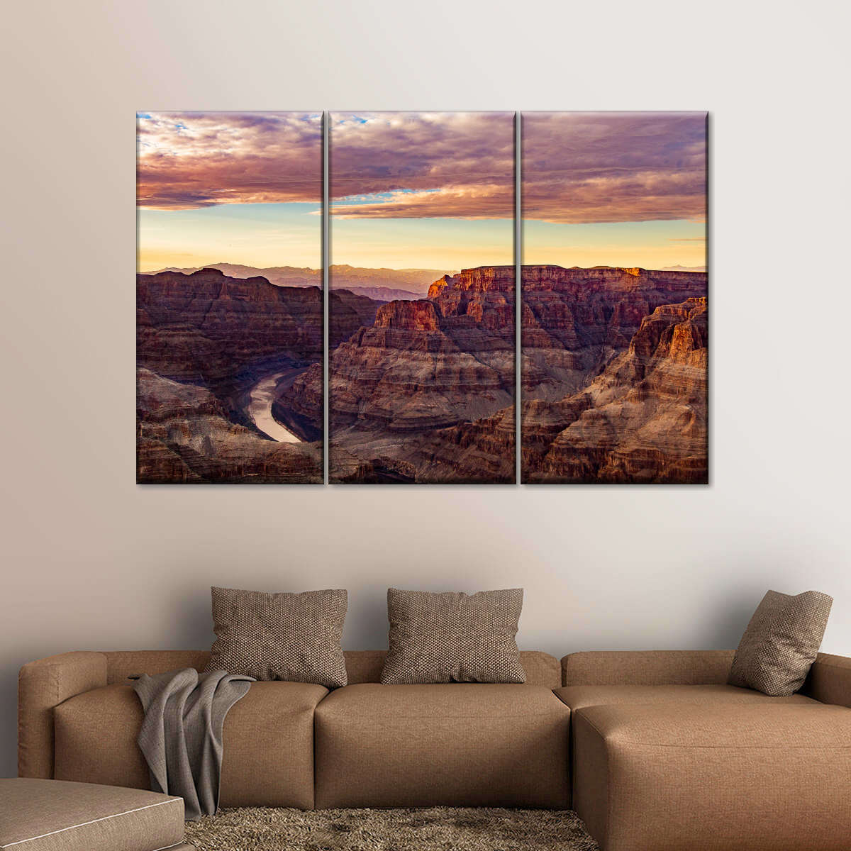 Grand Canyon Rock Forms Wall Art choice of styles