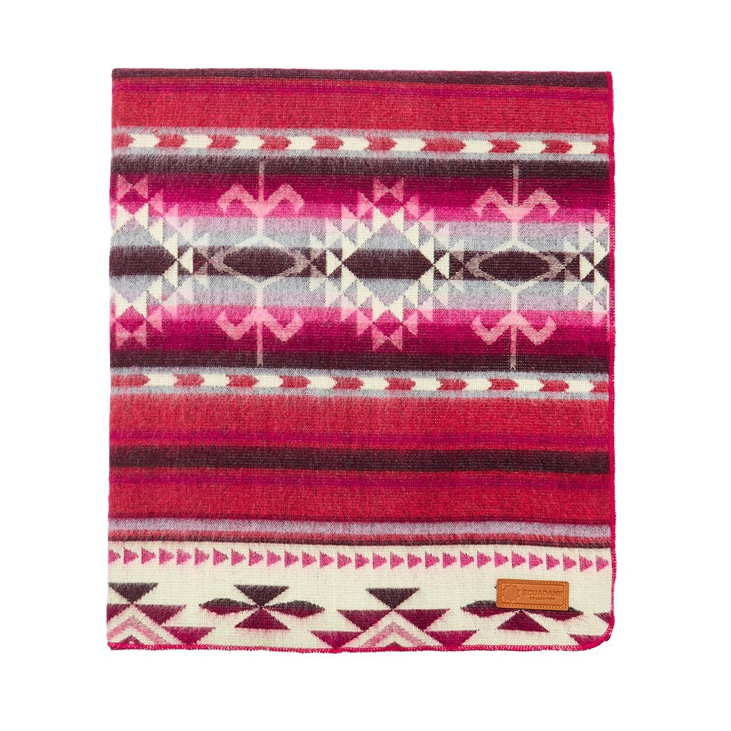 Cotacachi Sunset Blanket from Ecuador