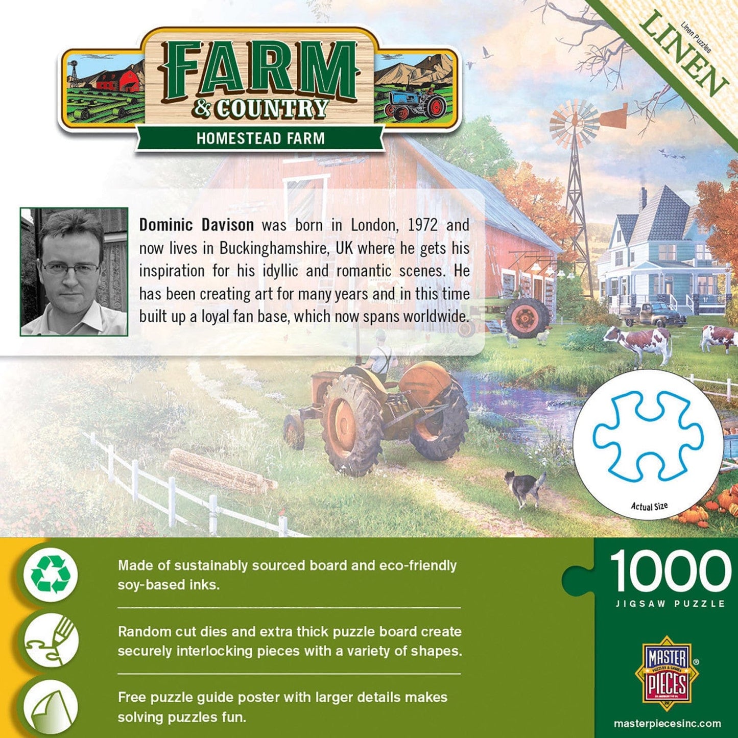 Farm & Country - Homestead Farm 1000 Piece Jigsaw Puzzle