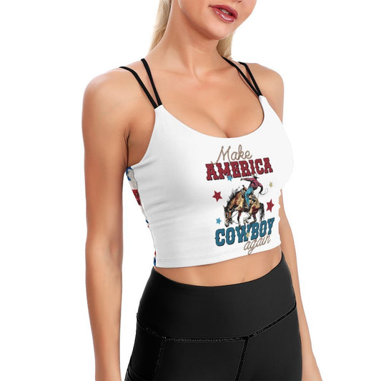Make America Cowboy Again Crop Top
