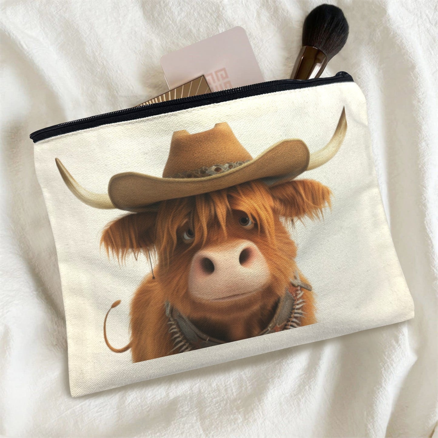Cowboy Highland Cosmetic Bag Pack of 5 Made in America