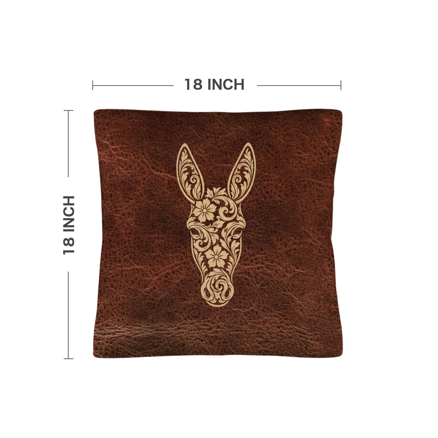 Baha Ranch Tooled Donkey Pillow Case Made in America