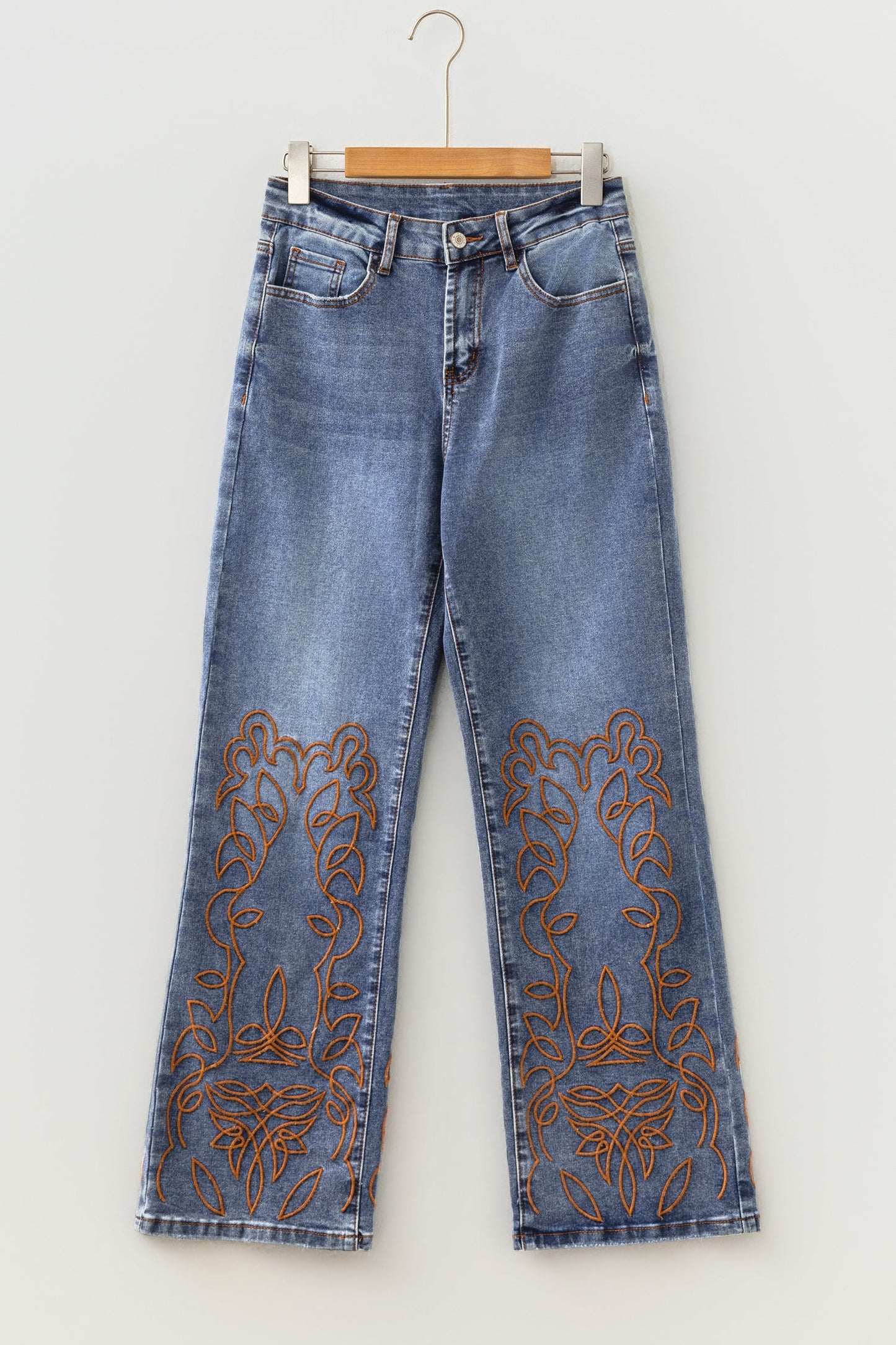 Bootstitch Embroidered Jeans w/ Pockets 29" inseam