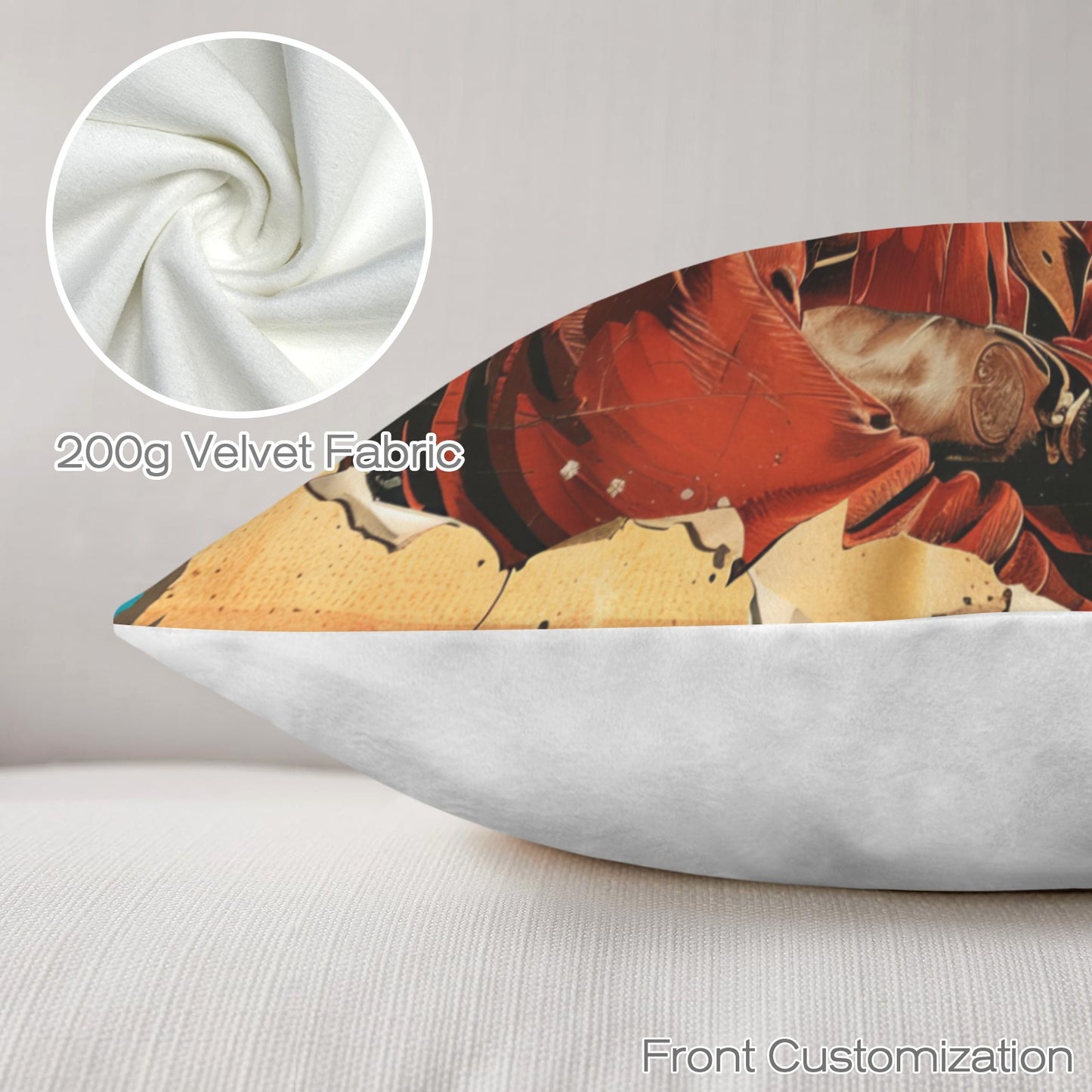 Rugged Cowboy Velvety Soft Pillow Case Made in America