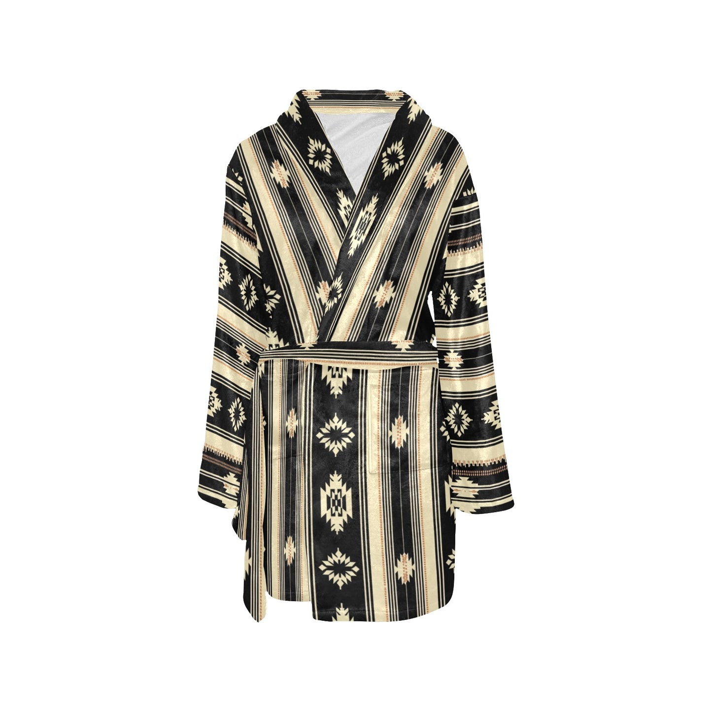 Colores de Mexico Santa Fe Aztec Western Cowgirl Fleece Robe