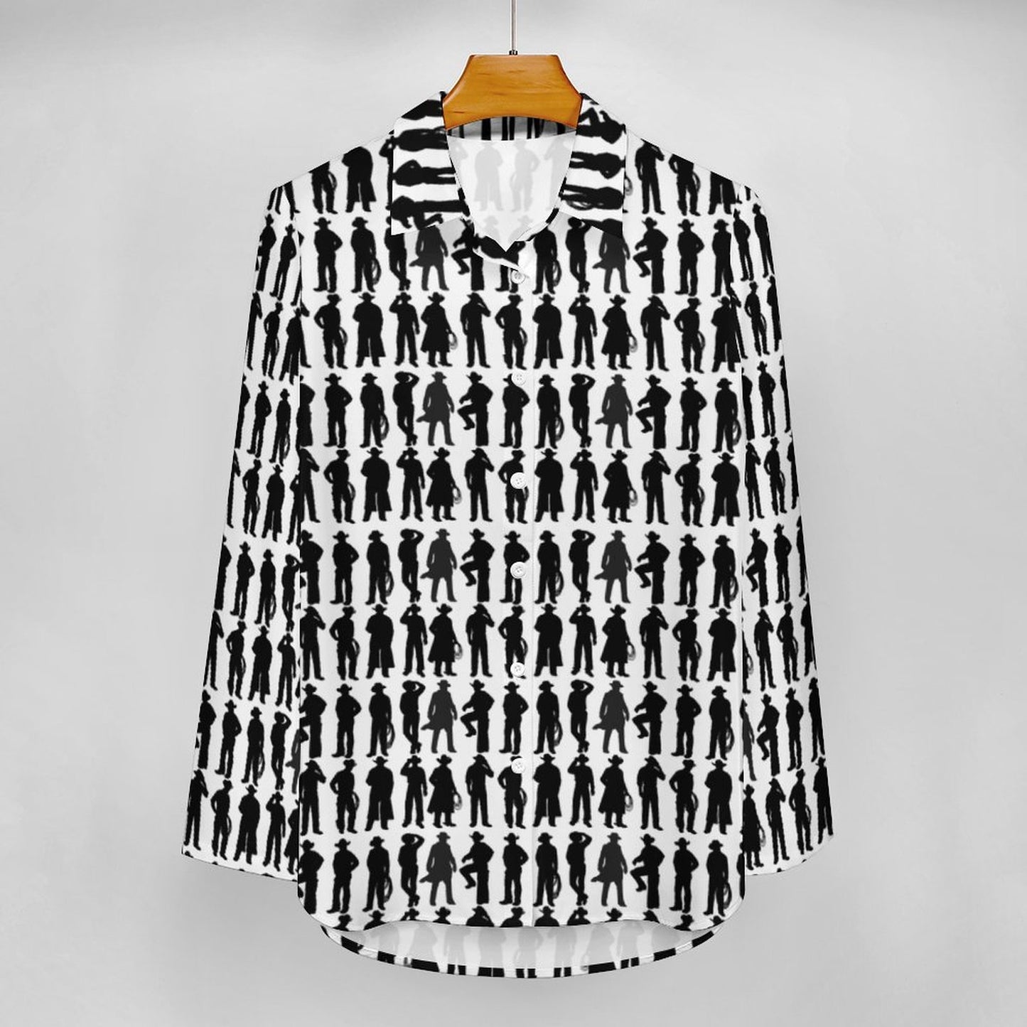 Baha Ranch Huckleberry Long Sleeve Blouse