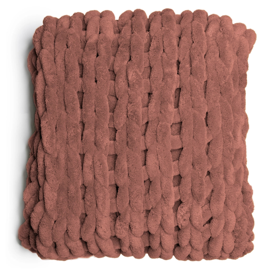 Chunky Chenille Knit Throw choice of colors