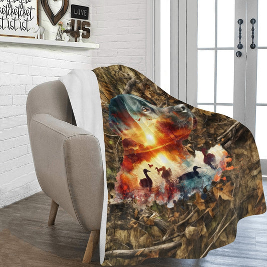 Camo Lab Ultra-Soft Micro Fleece Blanket 60" x 80" Made in America