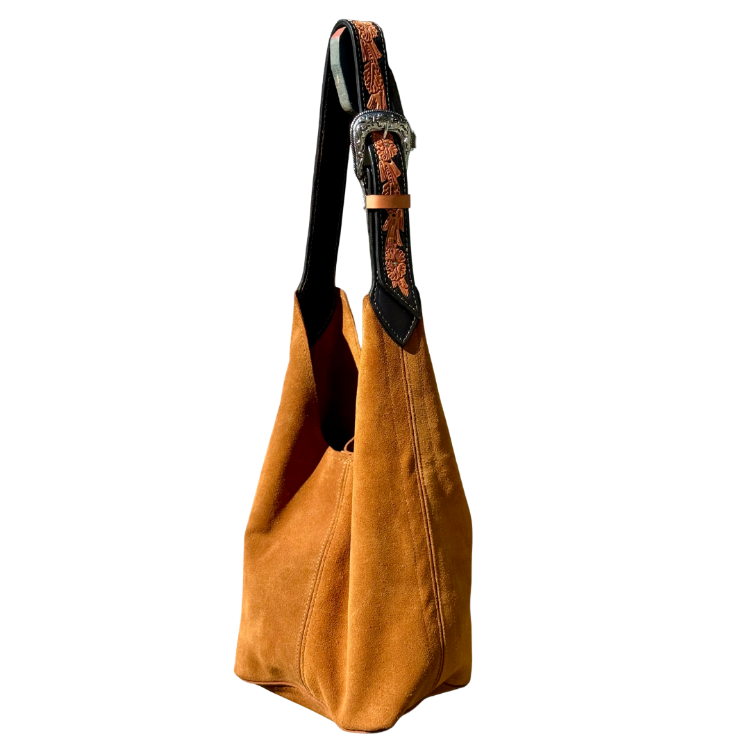 Alamo Saddlery Darlin Duo Bag- Toast with PTE BK Strap