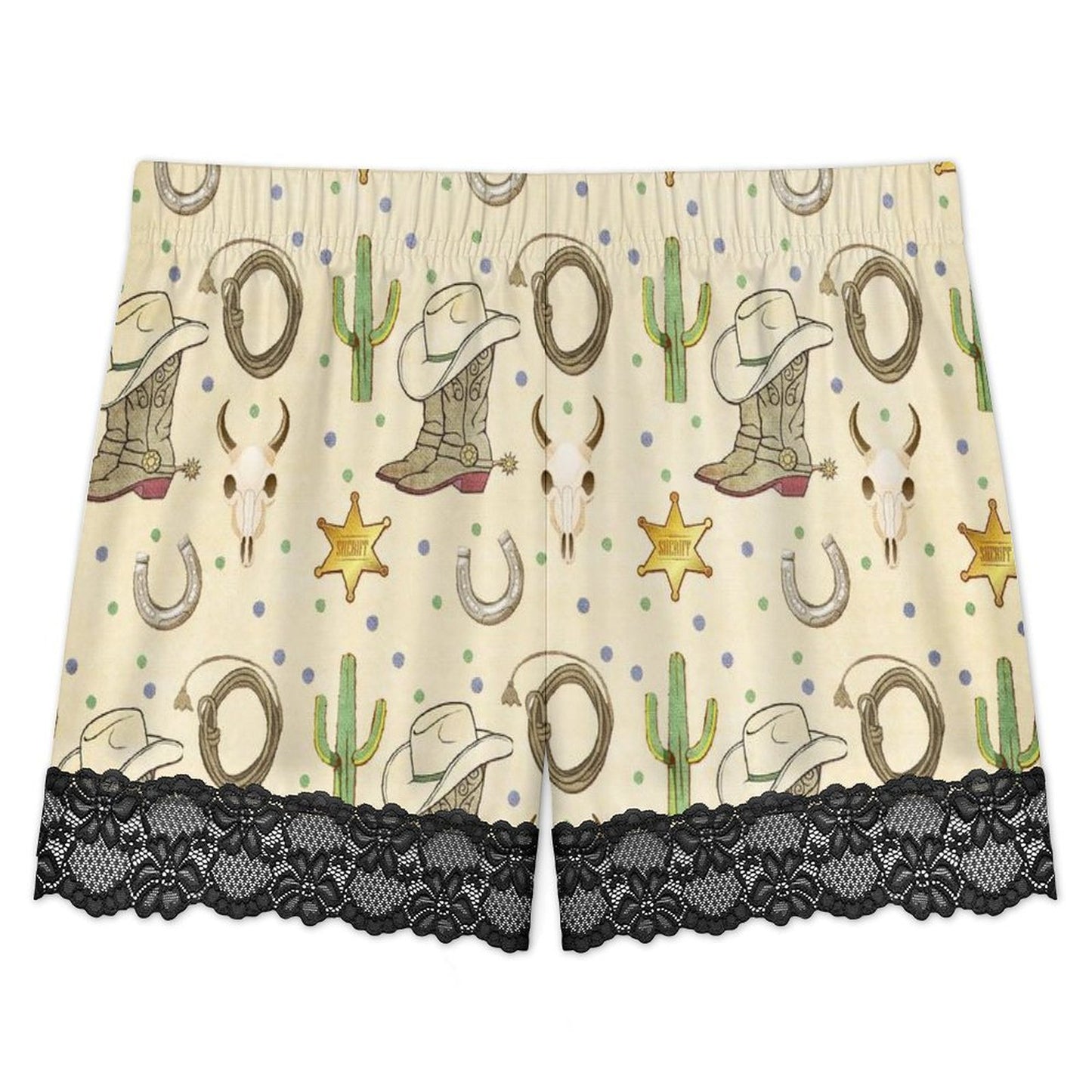 Baha Ranch Little Bit of Western Lace Pajama Set
