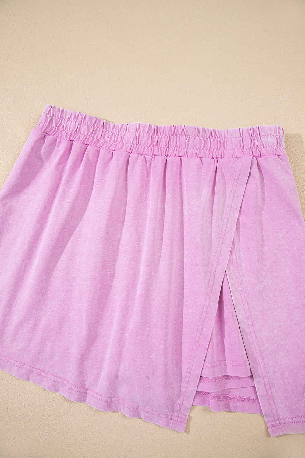 Solid Mineral Wash Tank Top & Lined Skort Set