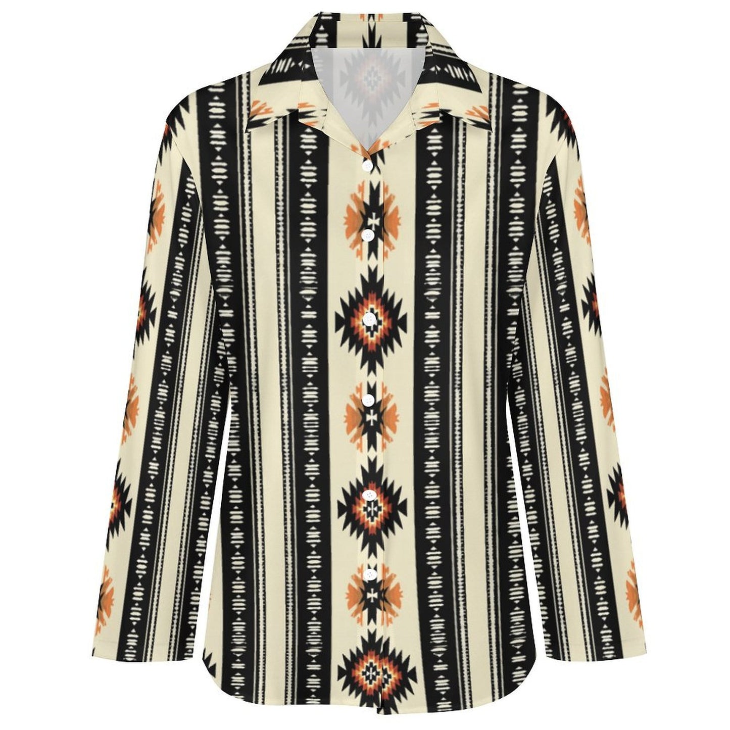 Colores de Mexico Southwestern Aztec Button Up Shirt
