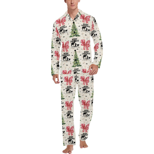 Praying Cowboy Christmas Men's Pajamas Set