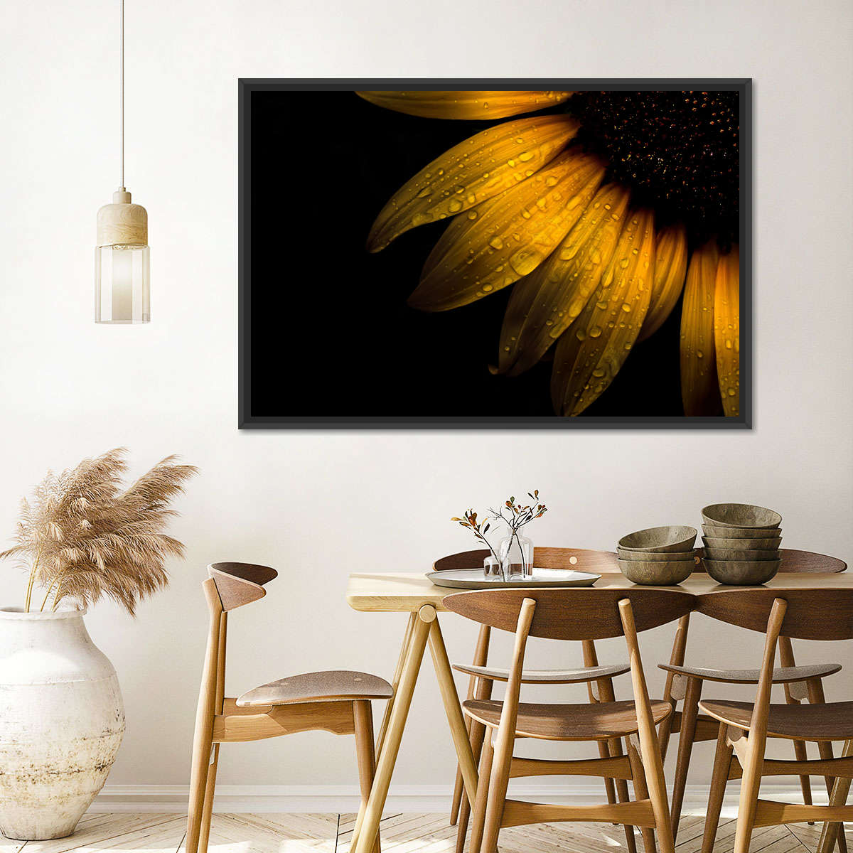 Sunflower Water Wall Art choice of sizes